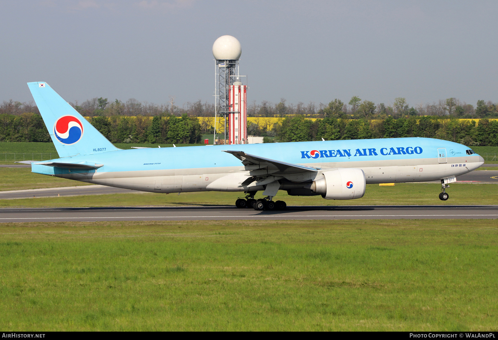 Aircraft Photo of HL8077 | Boeing 777-F | Korean Air Cargo | AirHistory.net #522012