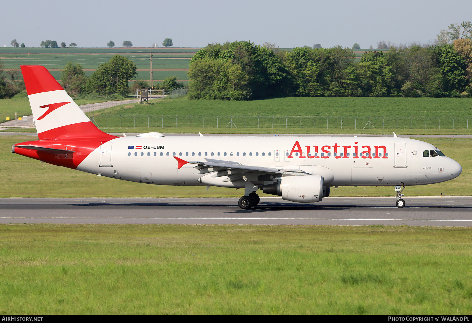 Aircraft Photo of OE-LBM | Airbus A320-214 | Austrian Airlines | AirHistory.net #522014