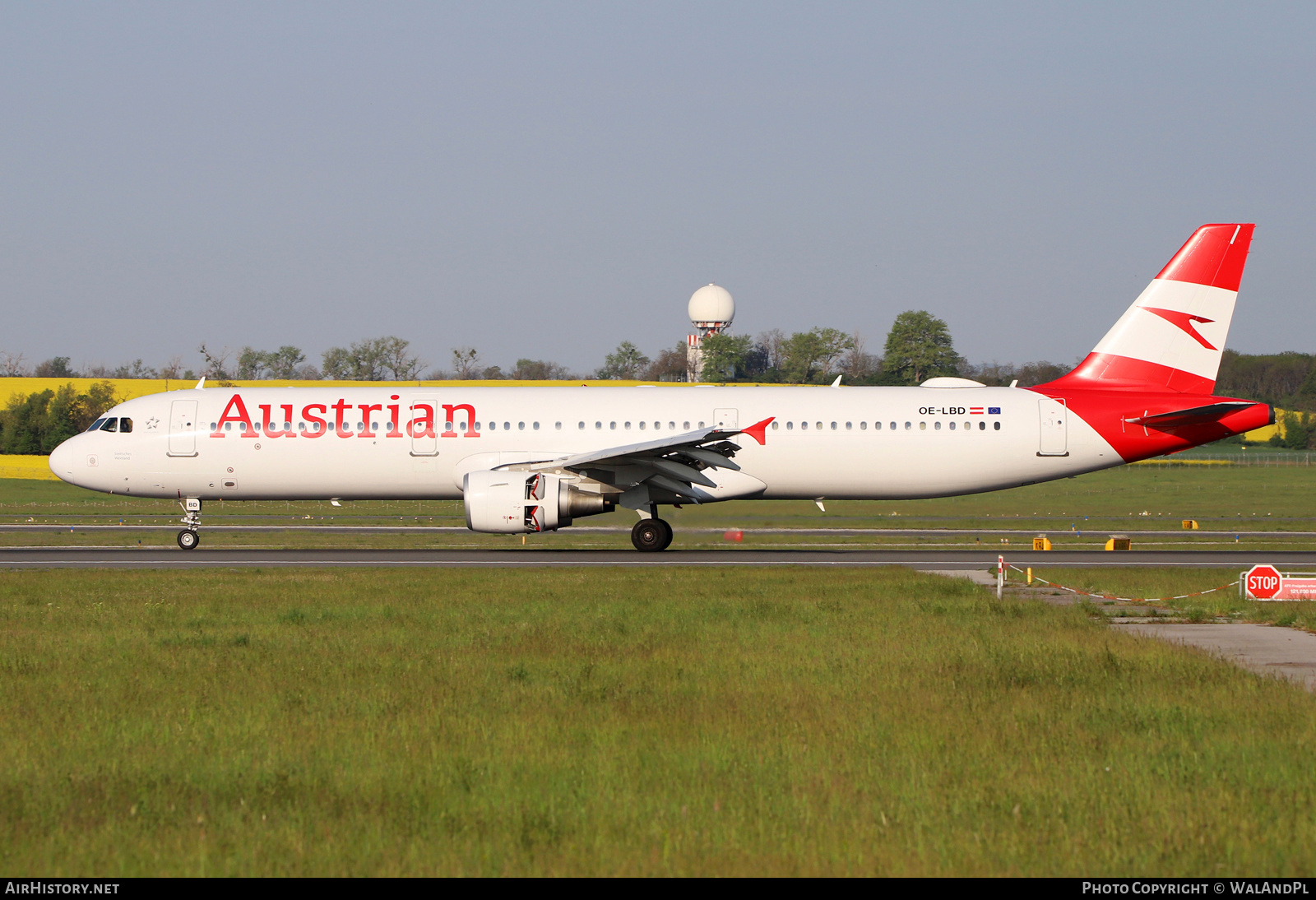 Aircraft Photo of OE-LBD | Airbus A321-211 | Austrian Airlines | AirHistory.net #522034