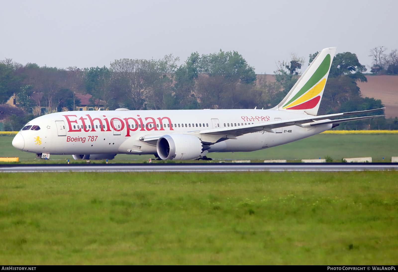 Aircraft Photo of ET-AOO | Boeing 787-8 Dreamliner | Ethiopian Airlines | AirHistory.net #522044