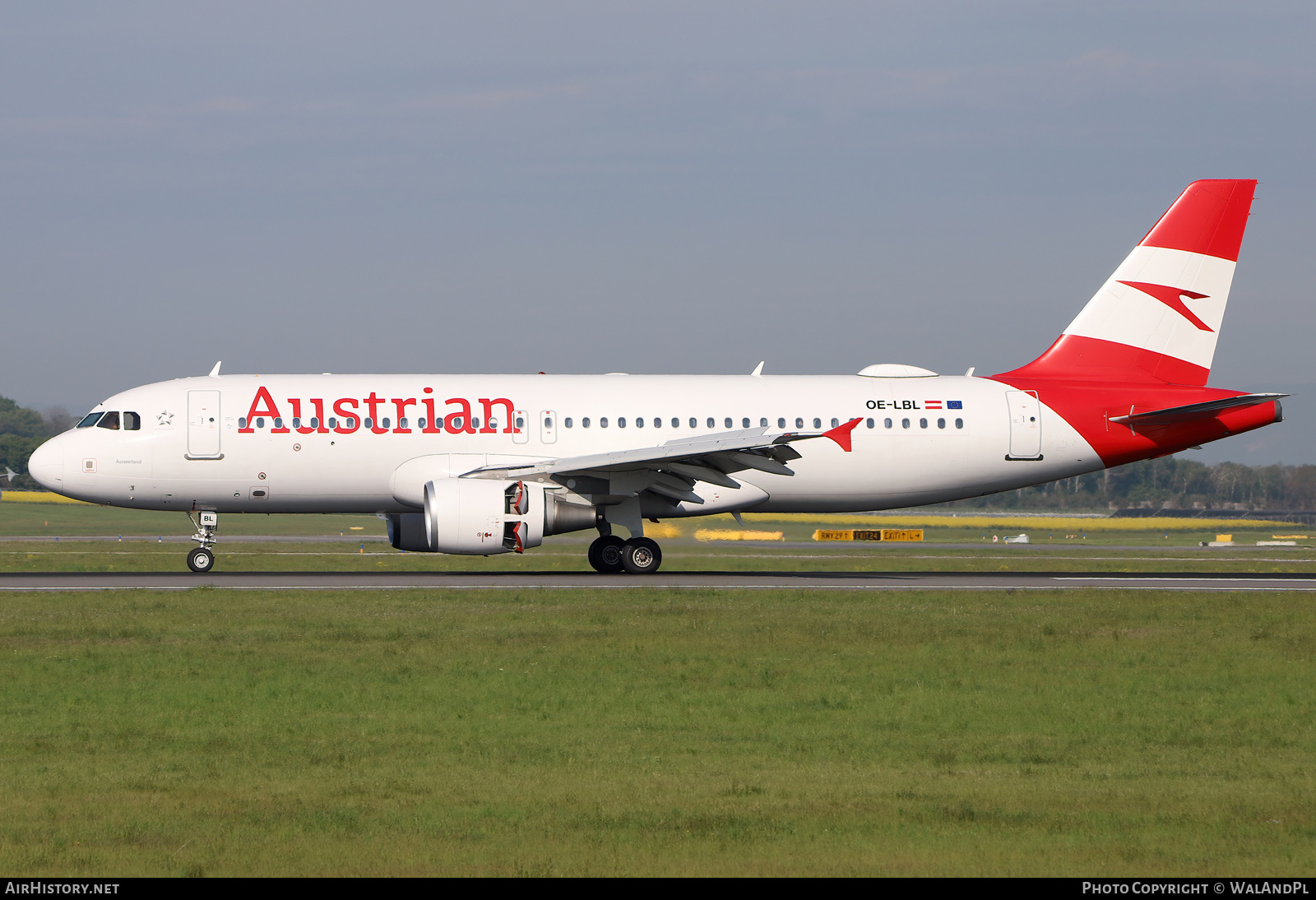 Aircraft Photo of OE-LBL | Airbus A320-214 | Austrian Airlines | AirHistory.net #522049