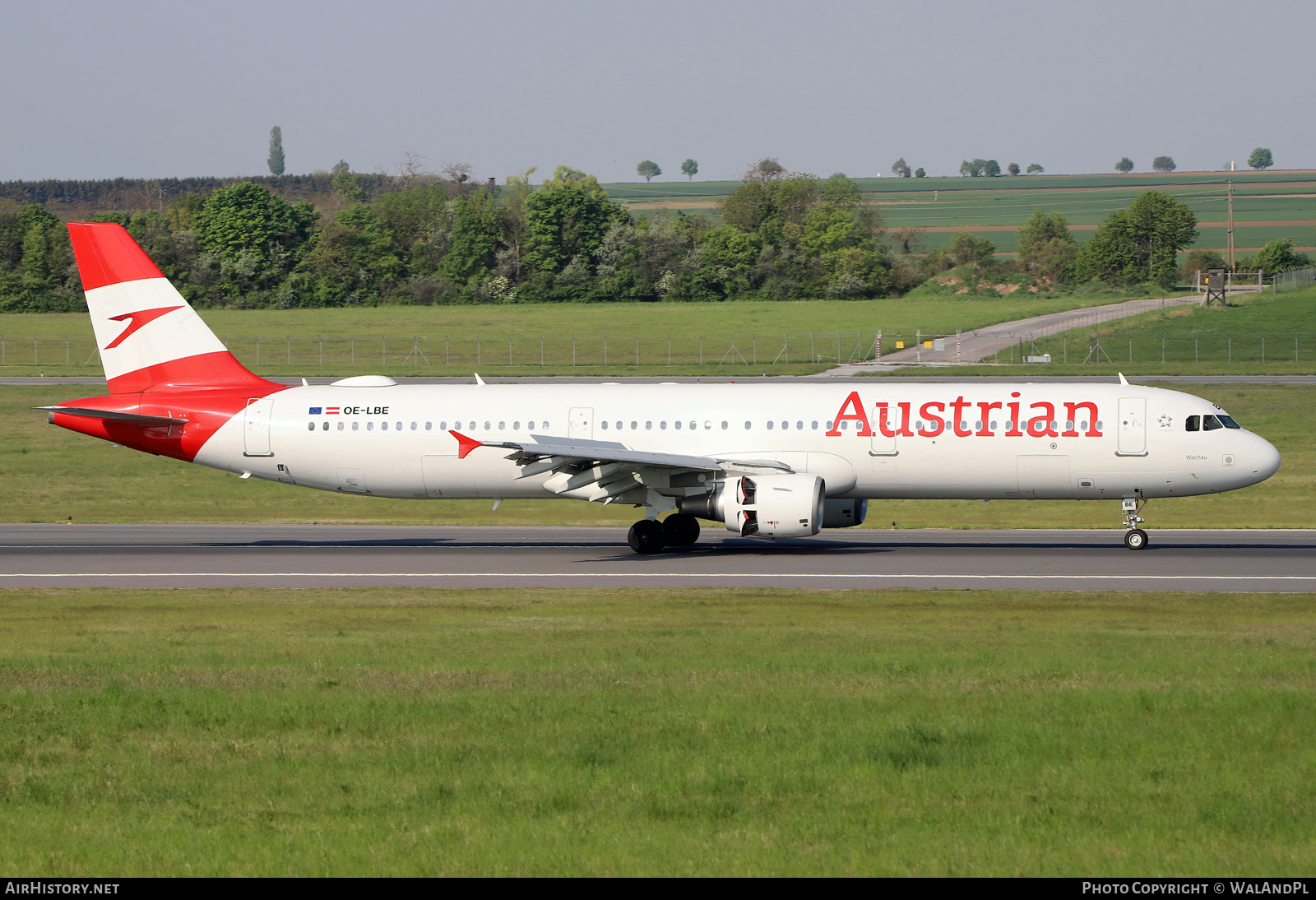 Aircraft Photo of OE-LBE | Airbus A321-211 | Austrian Airlines | AirHistory.net #522056