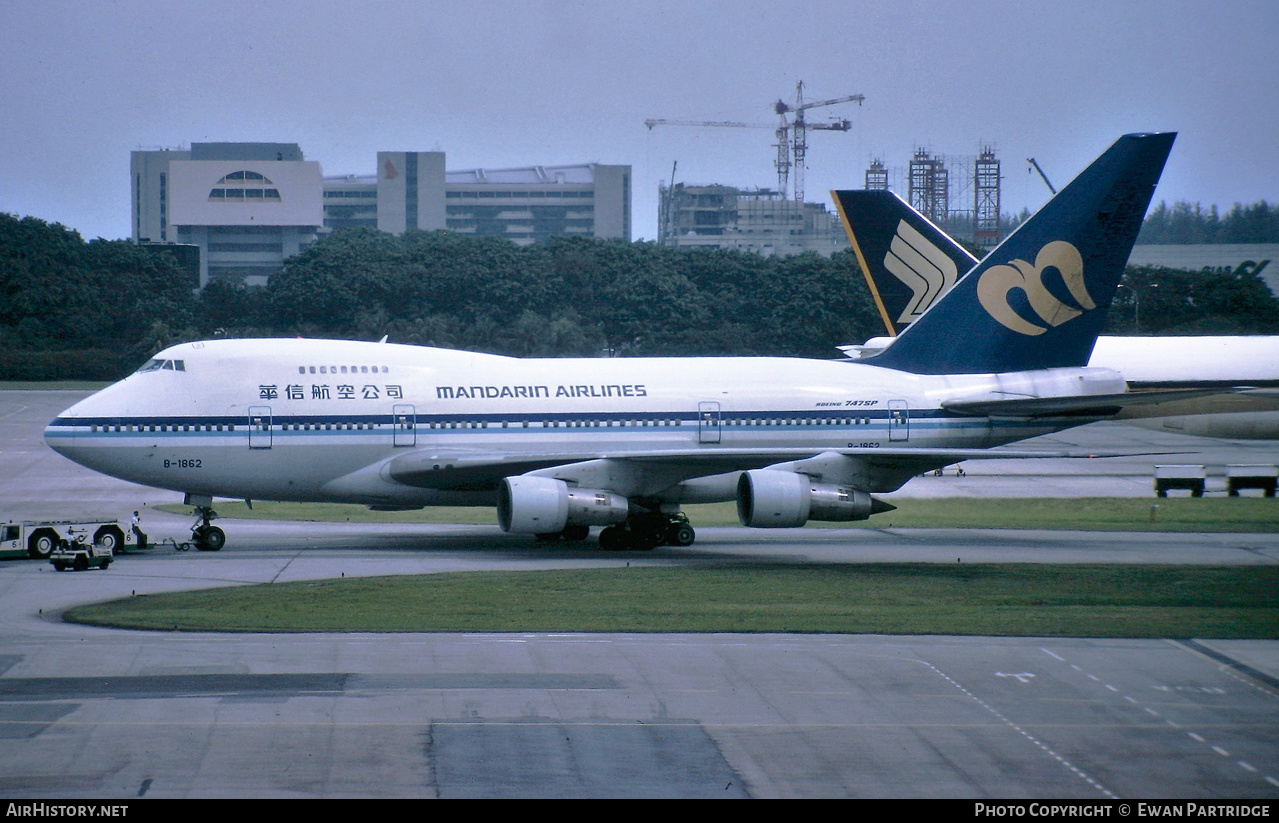 Aircraft Photo of B-1862 | Boeing 747SP-09 | Mandarin Airlines | AirHistory.net #522063