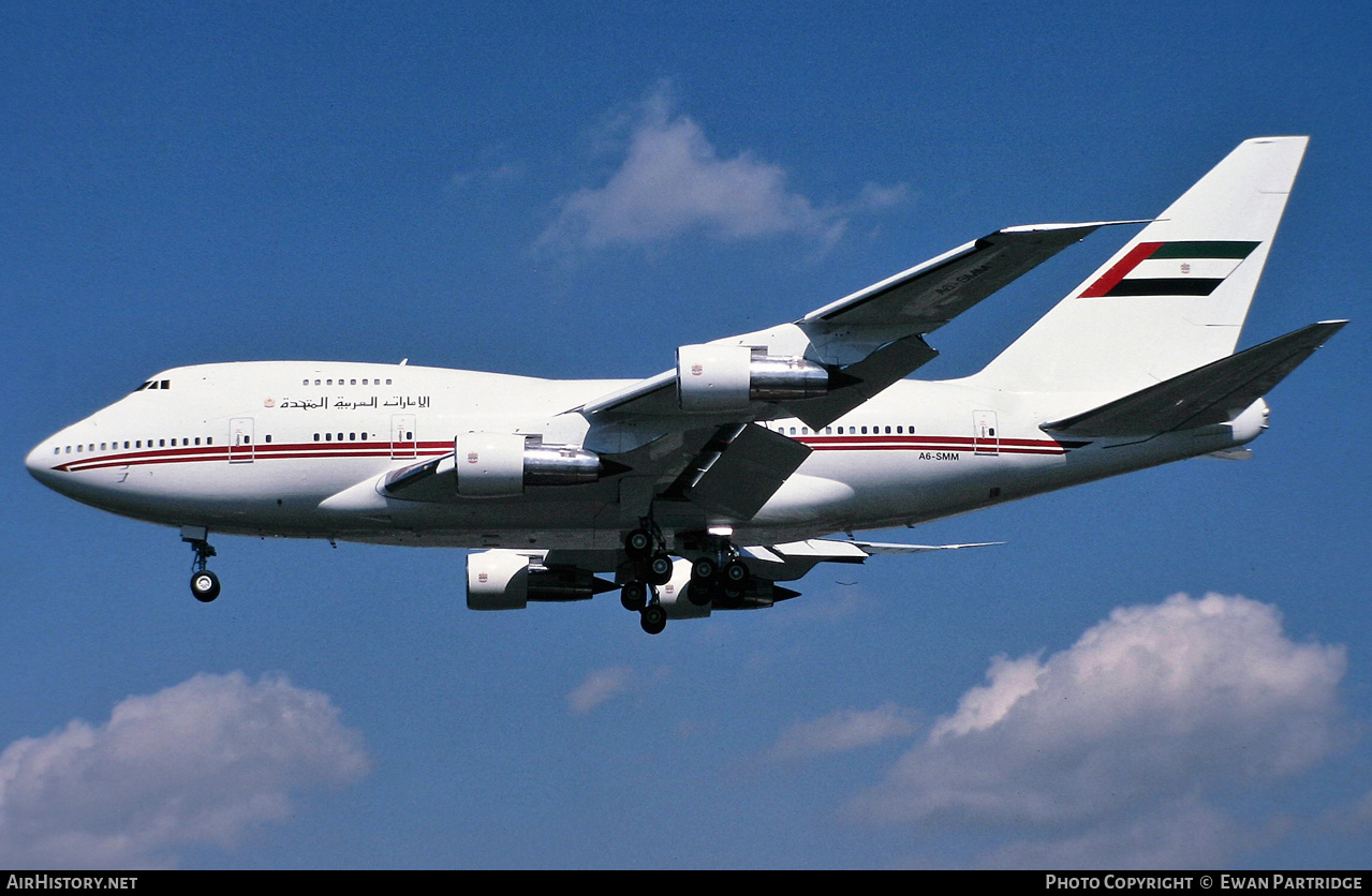 Aircraft Photo of A6-SMM | Boeing 747SP-31 | United Arab Emirates Government | AirHistory.net #522064