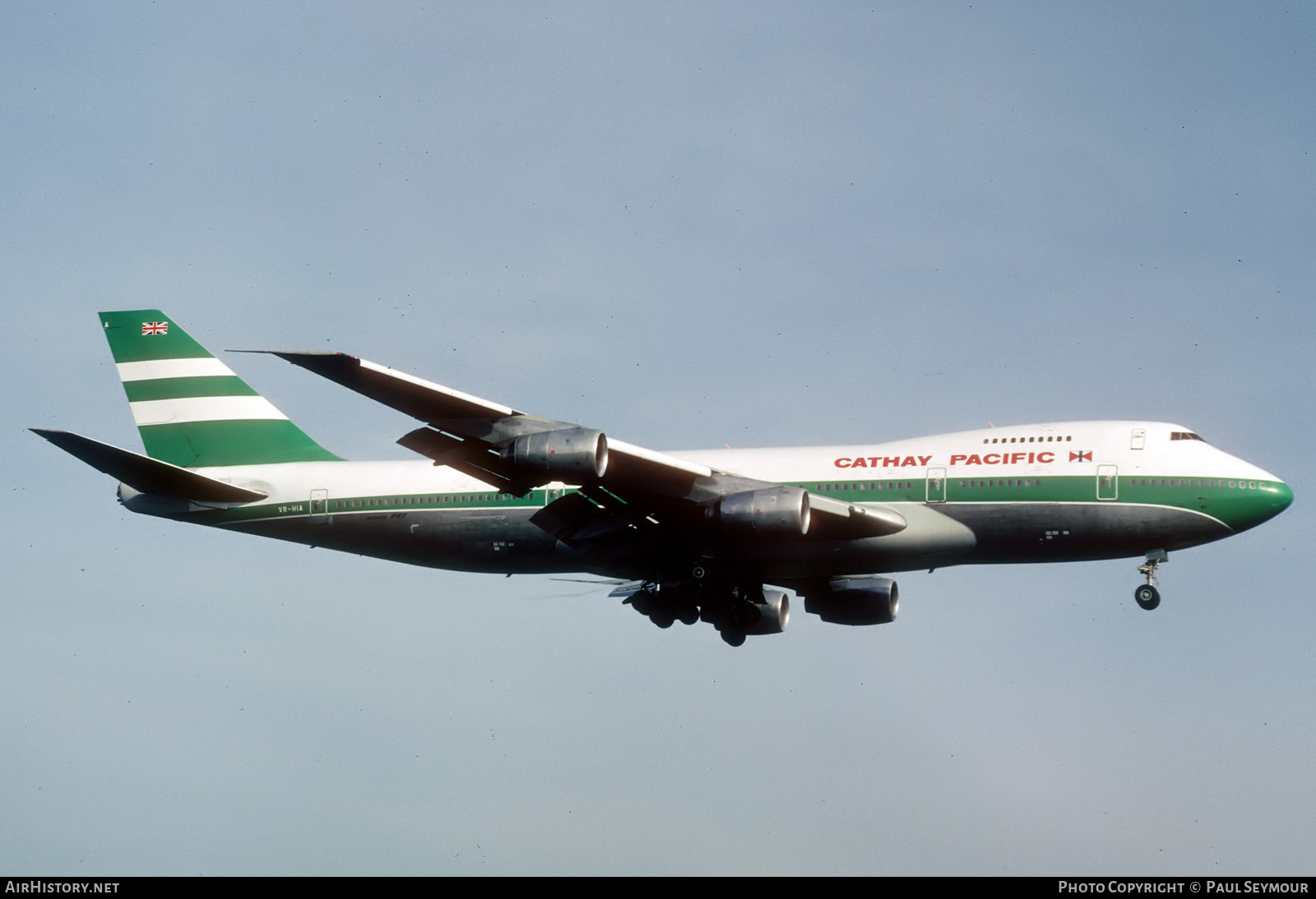 Aircraft Photo of VR-HIA | Boeing 747-267B | Cathay Pacific Airways | AirHistory.net #522078