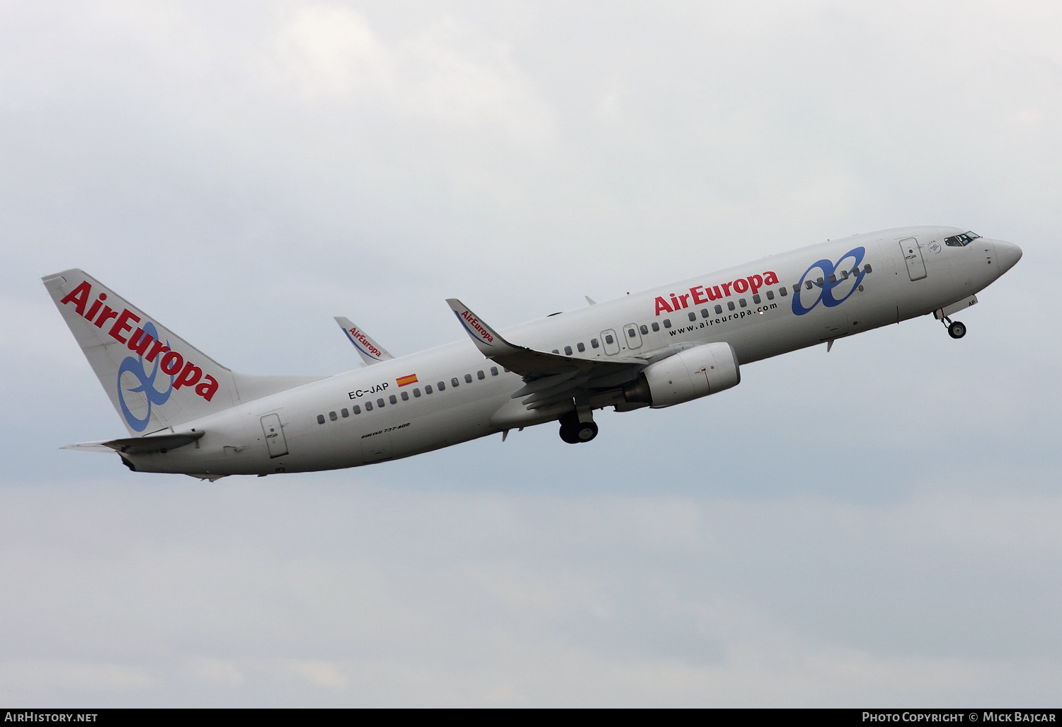 Aircraft Photo of EC-JAP | Boeing 737-85P | Air Europa | AirHistory.net #522083