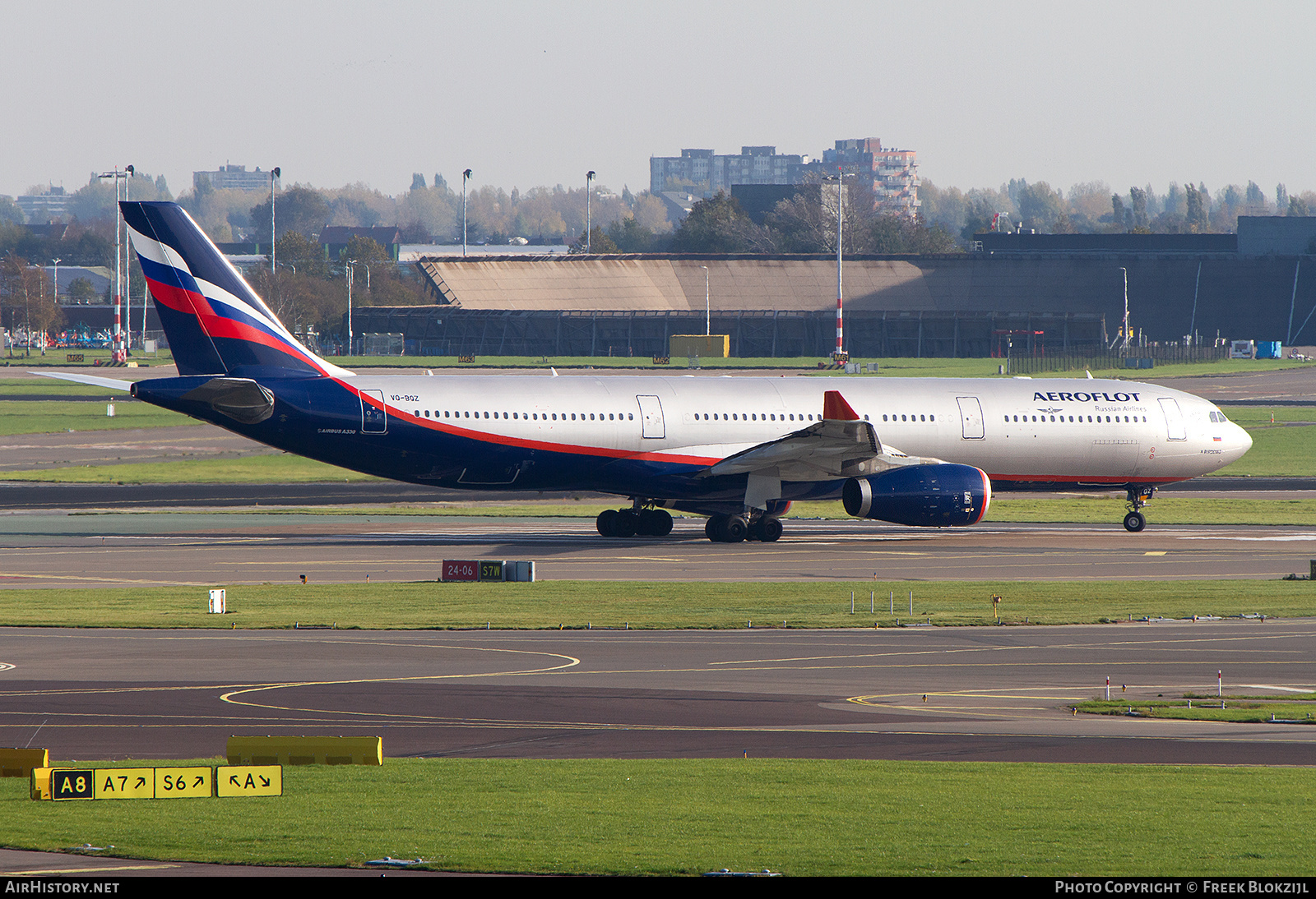 Aircraft Photo of VQ-BQZ | Airbus A330-343 | Aeroflot - Russian Airlines | AirHistory.net #522115