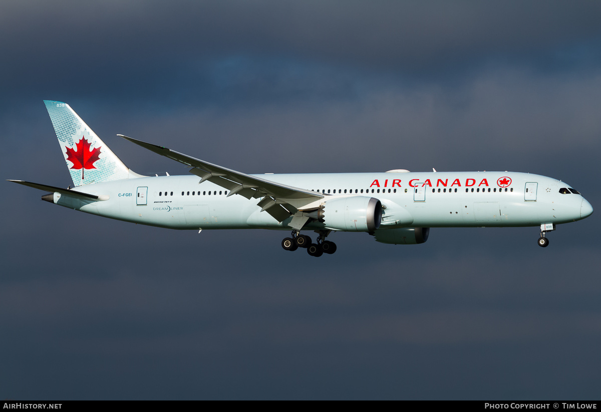 Aircraft Photo of C-FGEI | Boeing 787-9 Dreamliner | Air Canada | AirHistory.net #522130