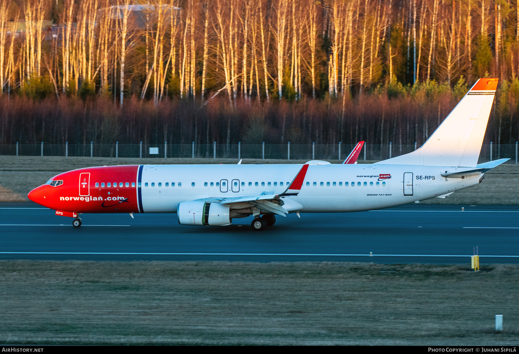 Aircraft Photo of SE-RPS | Boeing 737-8JP | Norwegian | AirHistory.net #522132
