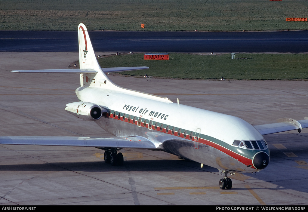 Aircraft Photo of CN-CCZ | Sud SE-210 Caravelle III | Royal Air Maroc - RAM | AirHistory.net #522147