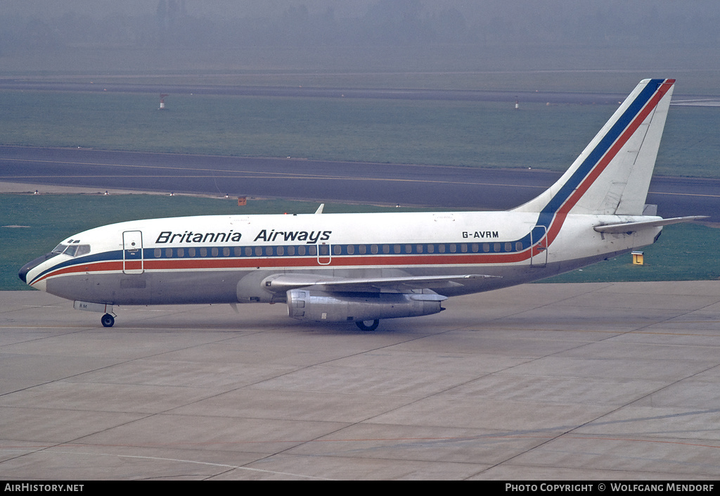 Aircraft Photo of G-AVRM | Boeing 737-204 | Britannia Airways | AirHistory.net #522164