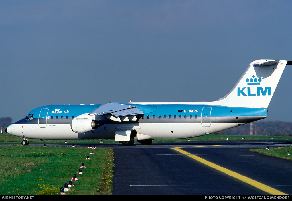 Aircraft Photo of G-UKRC | British Aerospace BAe-146-300 | KLM UK | AirHistory.net #522168