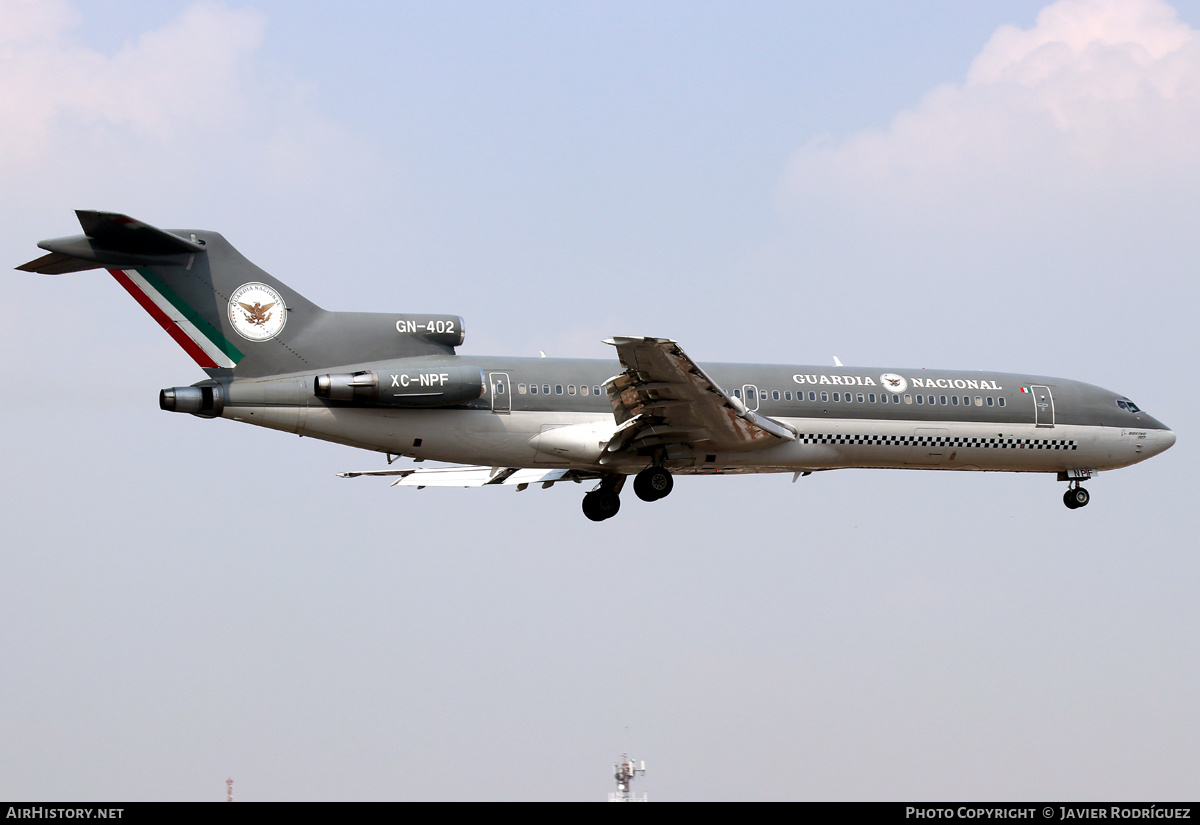 Aircraft Photo of GN-402 / XC-NPF | Boeing 727-264/Adv | Mexico - Guardia Nacional | AirHistory.net #522198