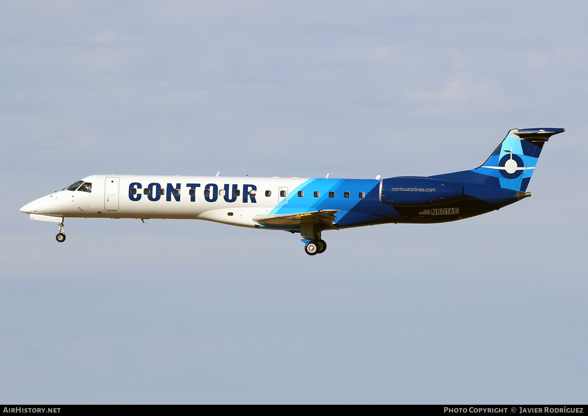 Aircraft Photo of N801AE | Embraer ERJ-140LR (EMB-135KL) | Contour Airlines | AirHistory.net #522210