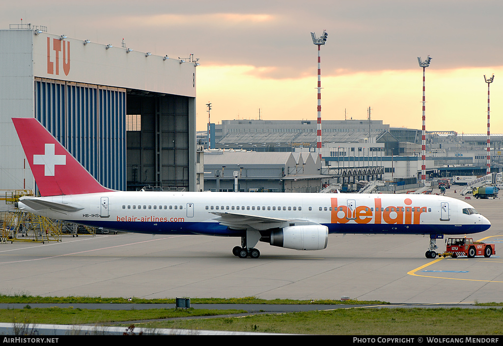 Aircraft Photo of HB-IHS | Boeing 757-2G5 | Belair | AirHistory.net #522234