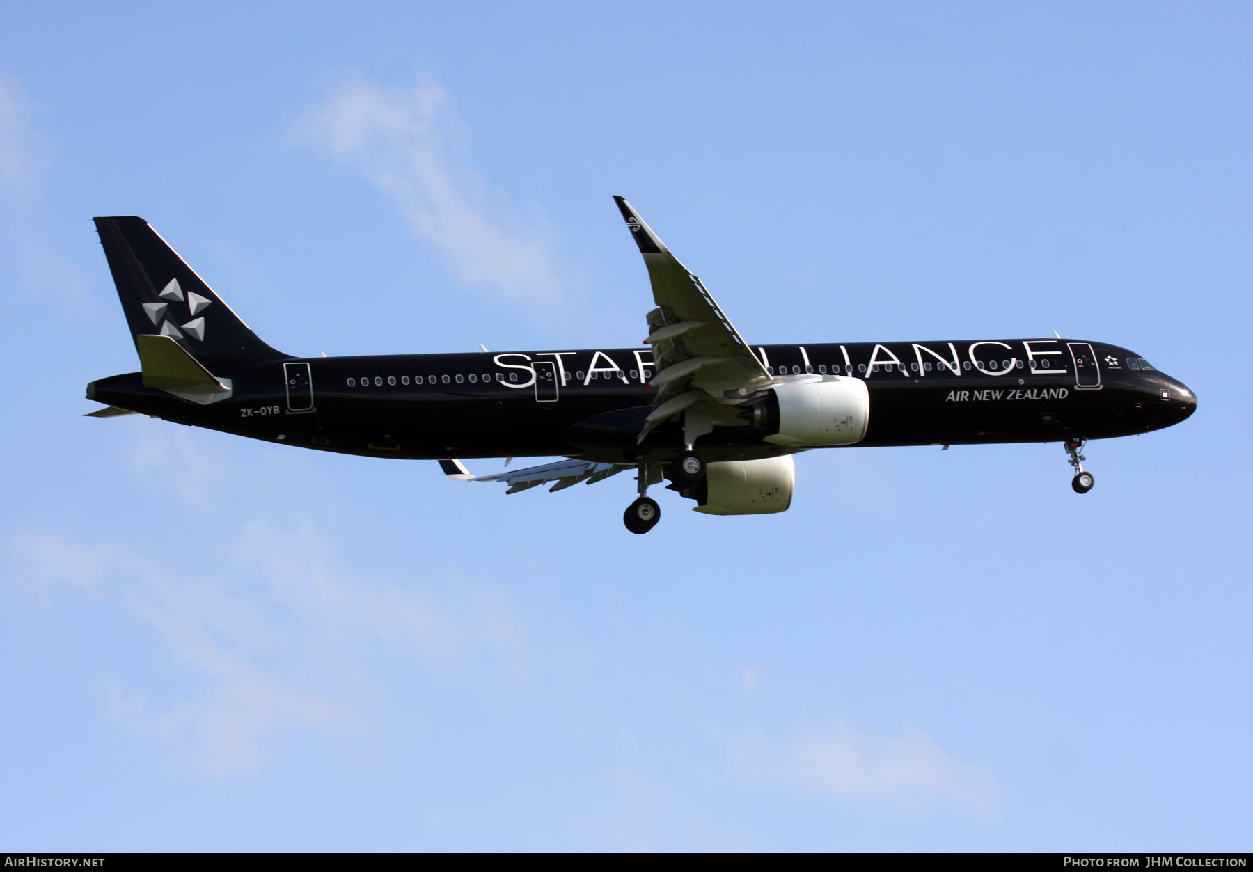 Aircraft Photo of ZK-OYB | Airbus A321-272NX | Air New Zealand | AirHistory.net #522240