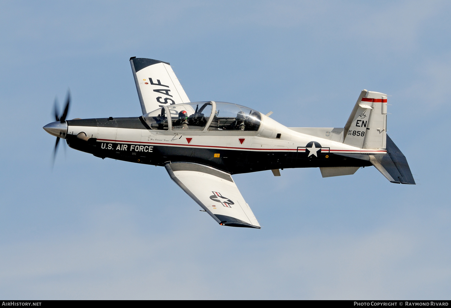 Aircraft Photo of 06-3858 | Beechcraft T-6A Texan II | USA - Air Force | AirHistory.net #522245