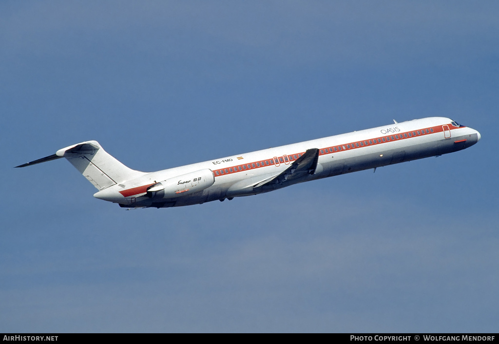 Aircraft Photo of EC-FMO | McDonnell Douglas MD-82 (DC-9-82) | Oasis International Airlines | AirHistory.net #522270