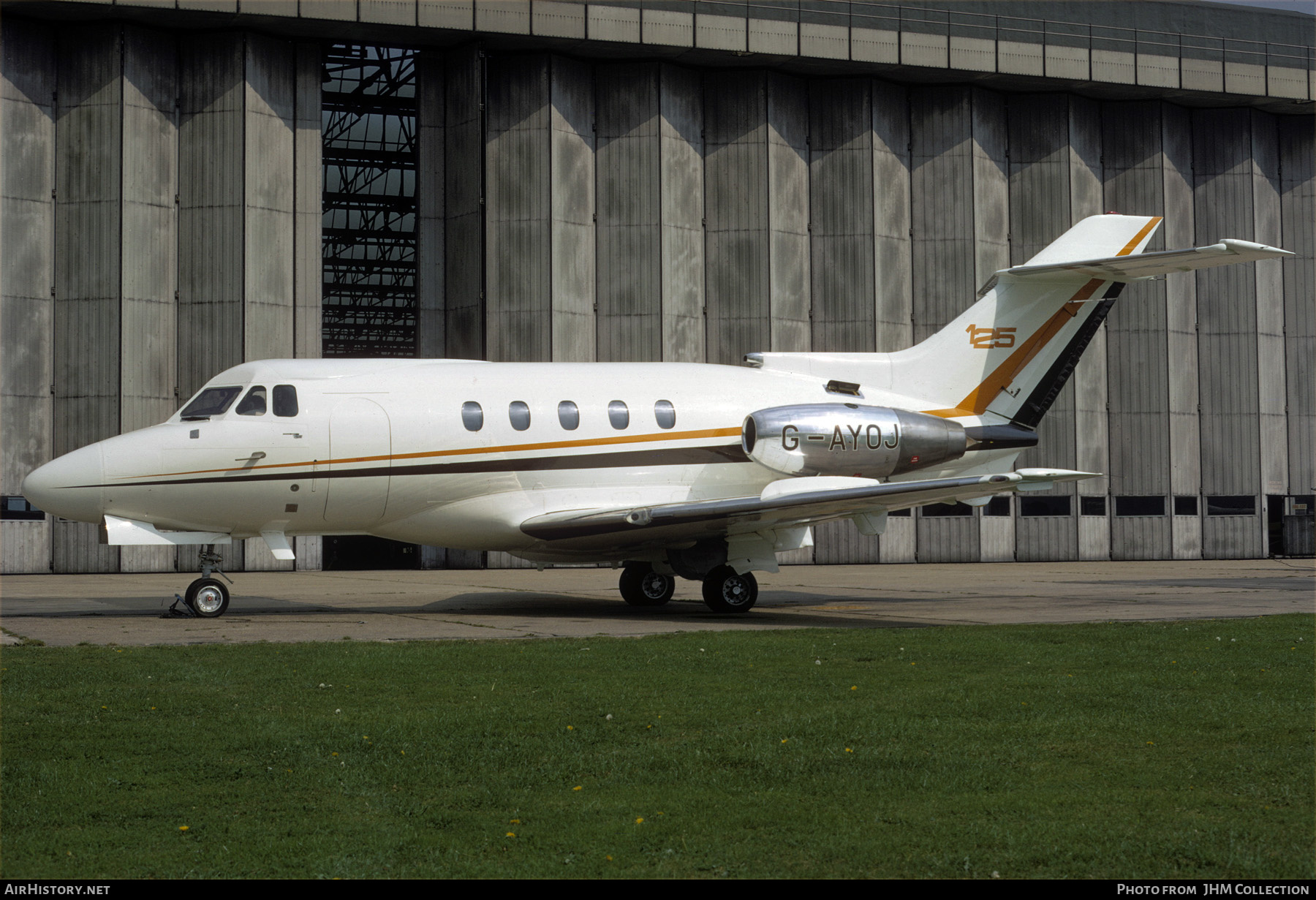 Aircraft Photo of G-AYOJ | Hawker Siddeley HS-125-400B | Hawker Siddeley Aviation | AirHistory.net #522271