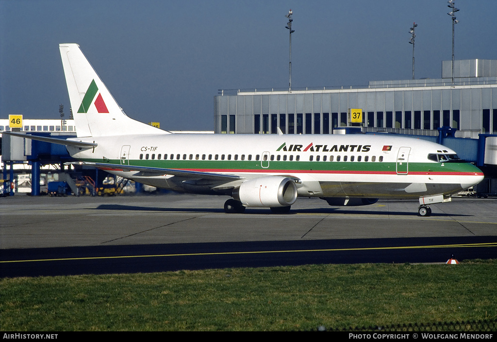 Aircraft Photo of CS-TIF | Boeing 737-3K9 | Air Atlantis | AirHistory.net #522275