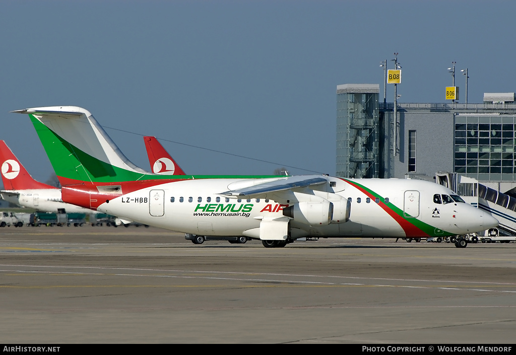 Aircraft Photo of LZ-HBB | British Aerospace BAe-146-200 | Hemus Air | AirHistory.net #522276