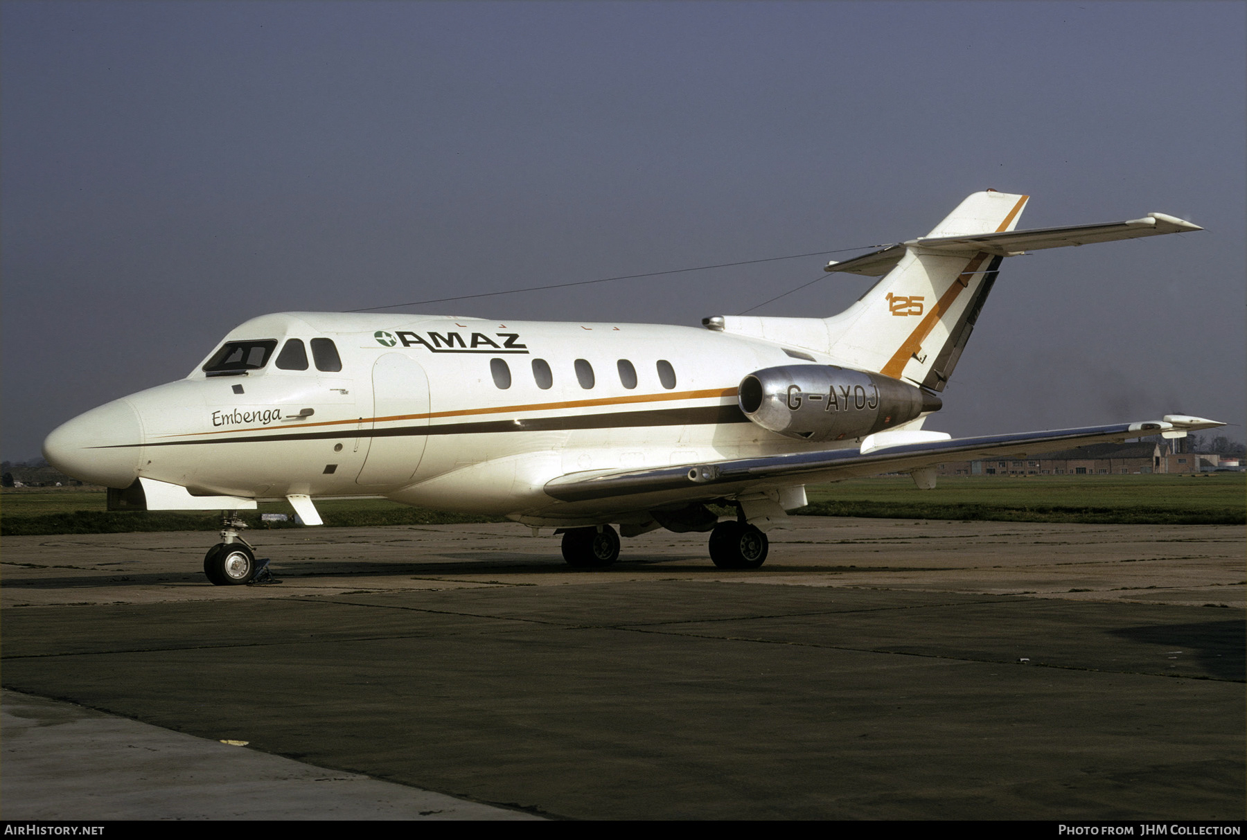 Aircraft Photo of G-AYOJ | Hawker Siddeley HS-125-400B | AMAZ | AirHistory.net #522294