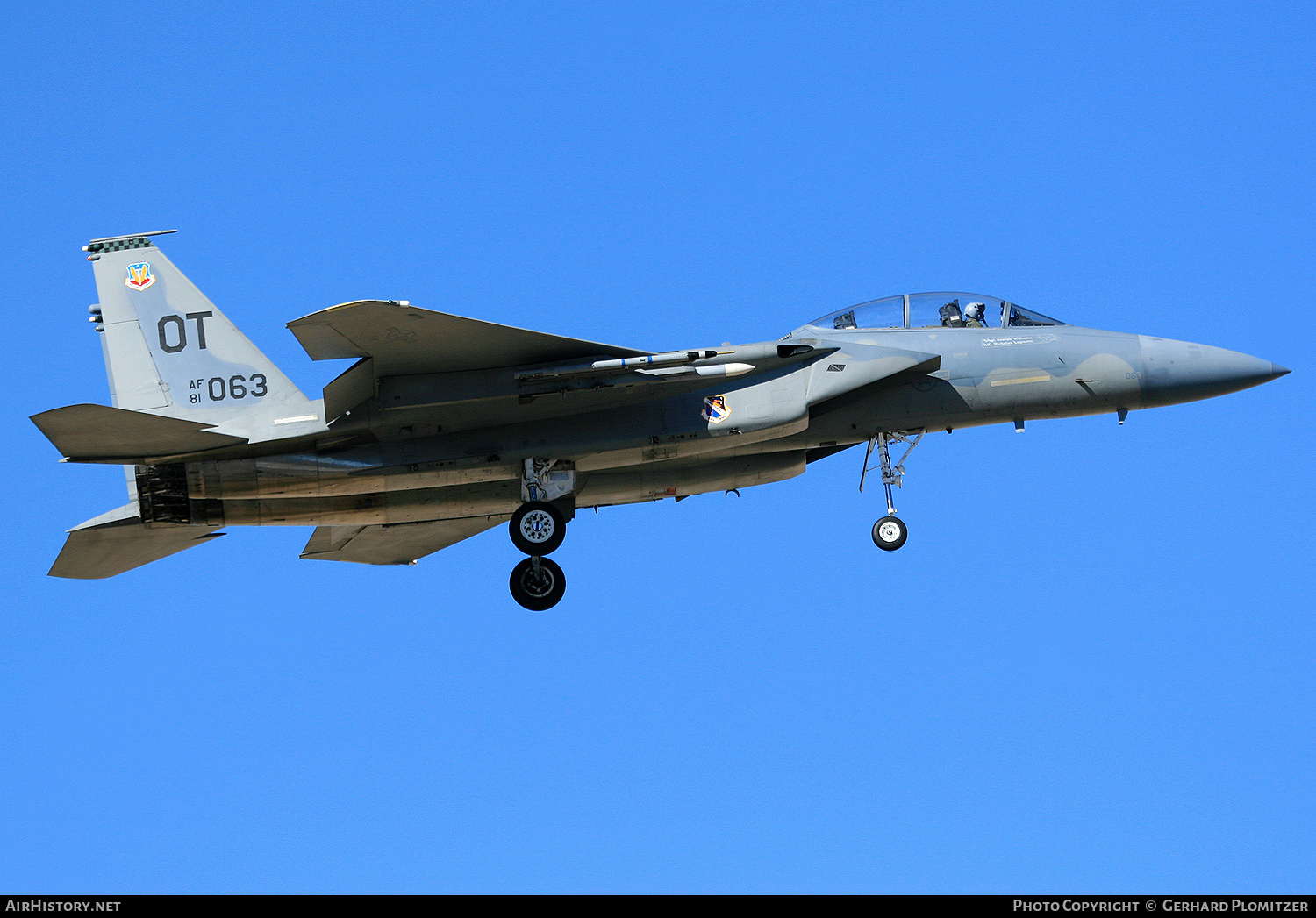 Aircraft Photo of 81-0063 / AF81-063 | McDonnell Douglas F-15D Eagle | USA - Air Force | AirHistory.net #522300