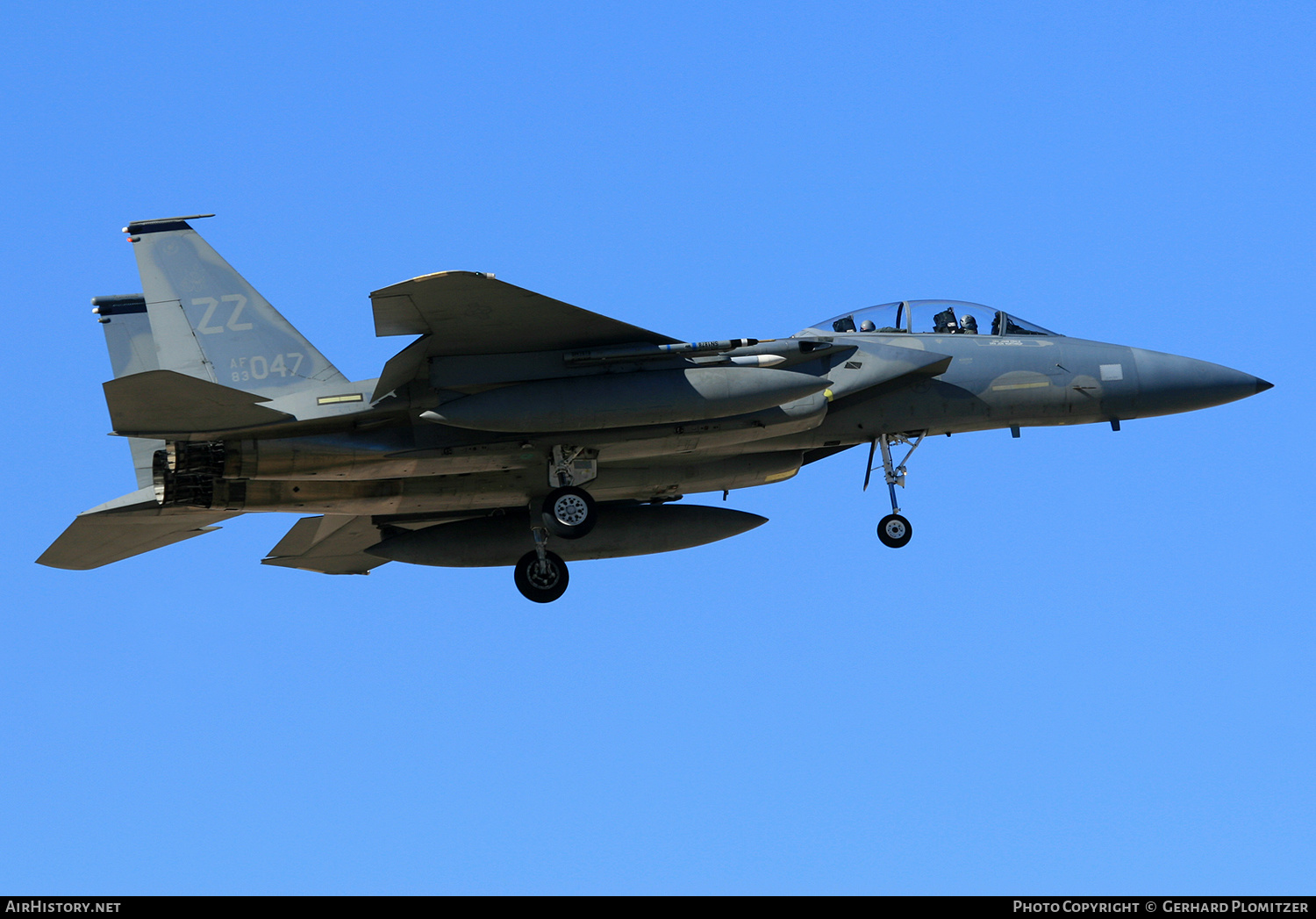 Aircraft Photo of 83-0047 / AF83-047 | McDonnell Douglas F-15D Eagle | USA - Air Force | AirHistory.net #522303