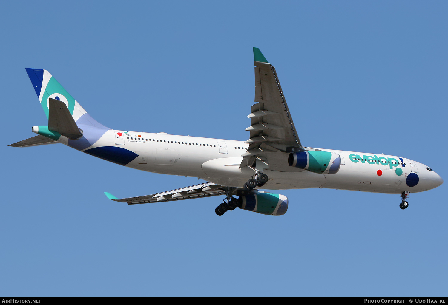 Aircraft Photo of EC-LXA | Airbus A330-343E | Evelop Airlines | AirHistory.net #522308