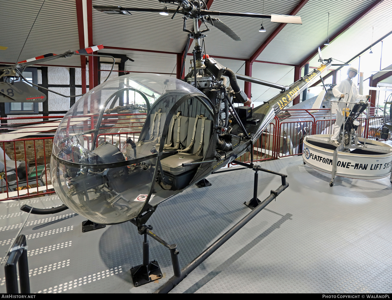 Aircraft Photo of 55-4109 / 54109 | Hiller OH-23C Raven (UH-12C) | USA - Army | AirHistory.net #522311