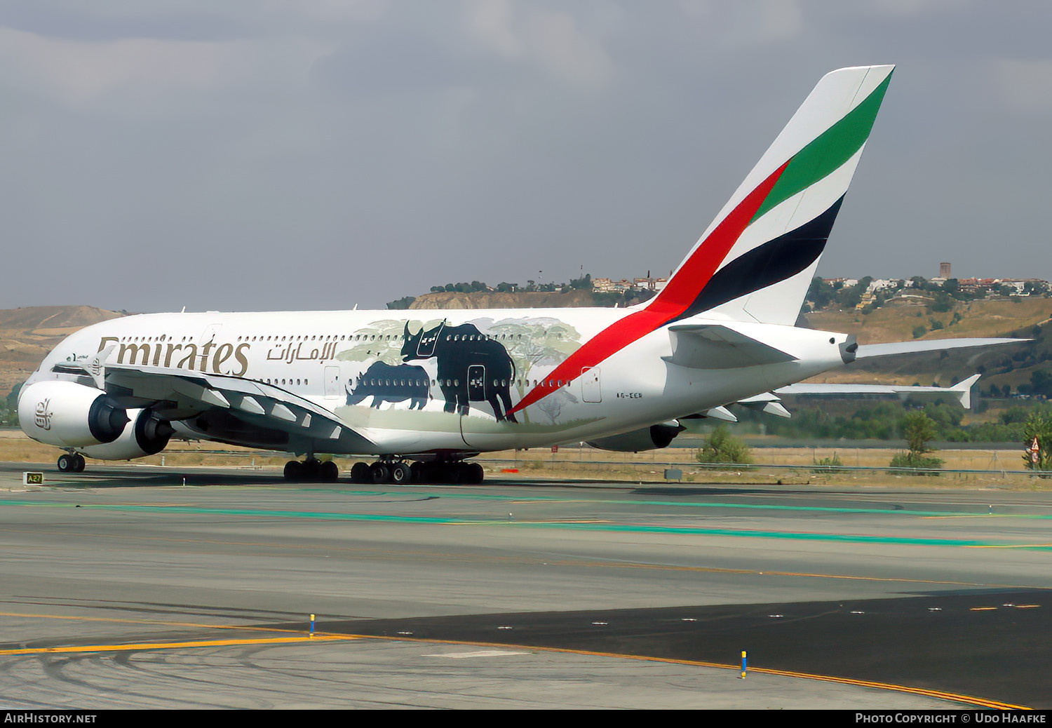 Aircraft Photo of A6-EER | Airbus A380-861 | Emirates | AirHistory.net #522321