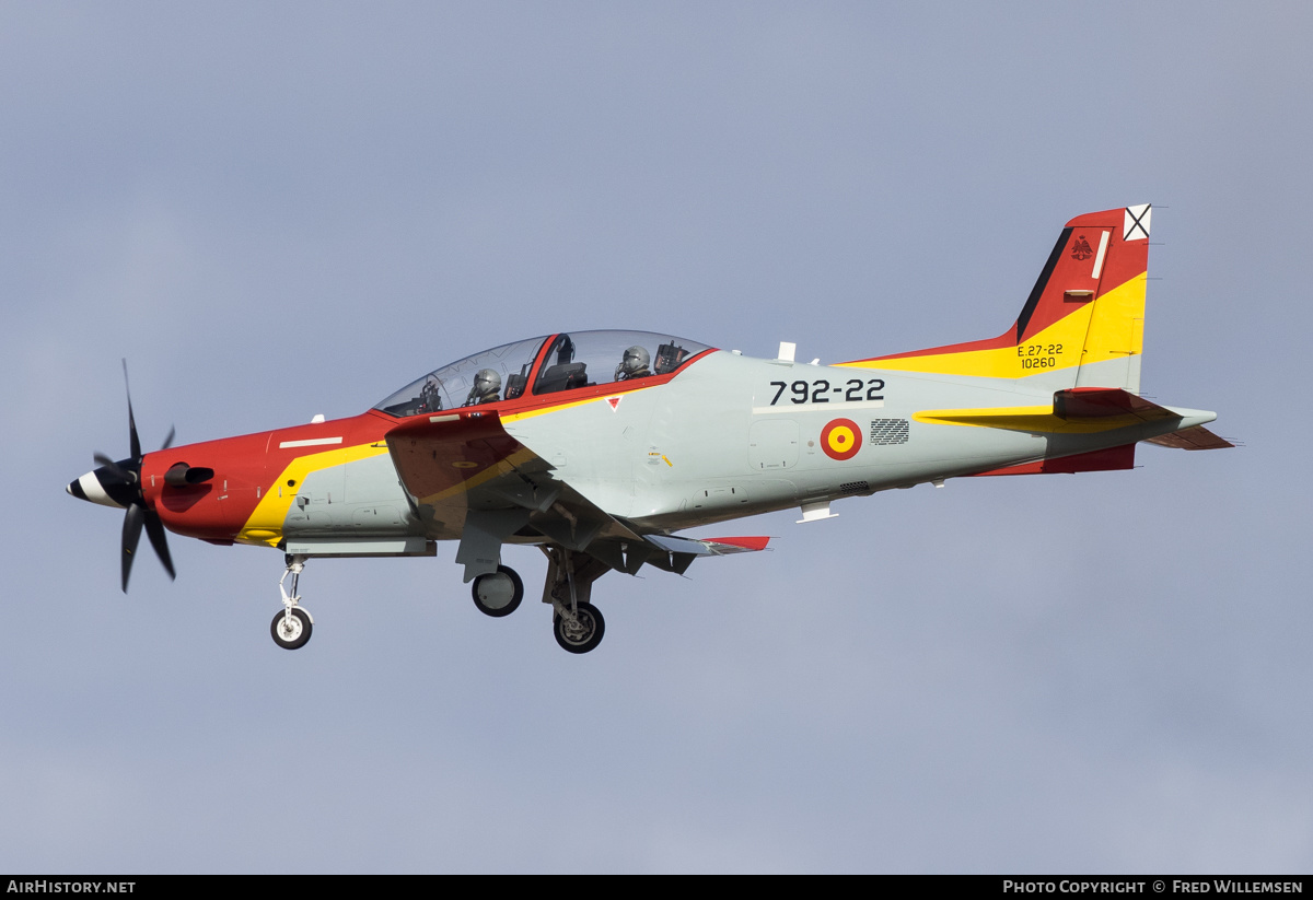 Aircraft Photo of E27-22 / 10260 | Pilatus PC-21 | Spain - Air Force | AirHistory.net #522327