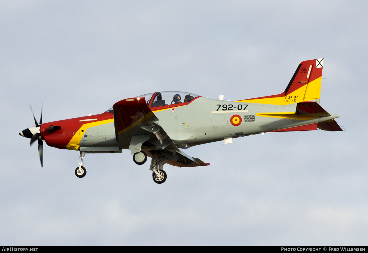 Aircraft Photo of E27-07 / 10245 | Pilatus PC-21 | Spain - Air Force | AirHistory.net #522337