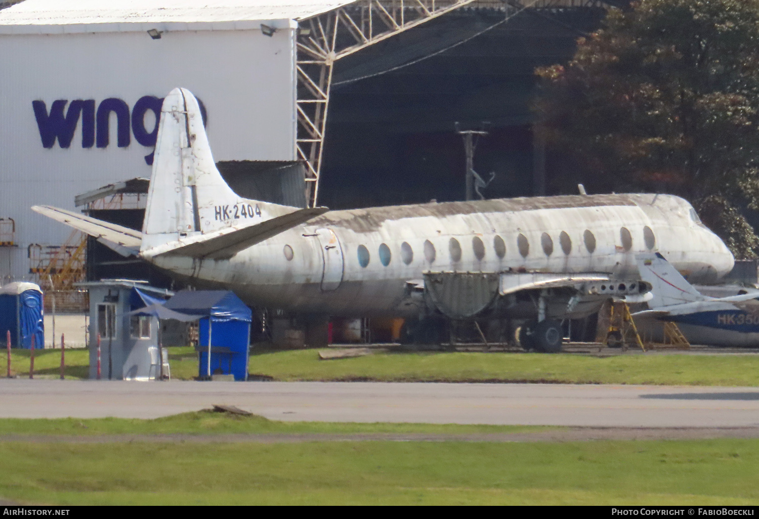 Aircraft Photo of HK-2404 | Vickers 828 Viscount | AirHistory.net #522351