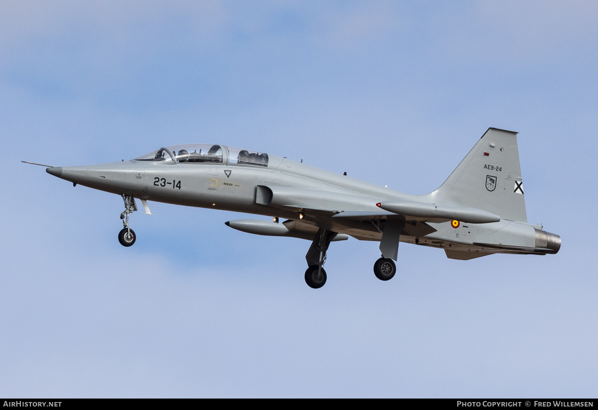 Aircraft Photo of AE.9-24 | Northrop SF-5B(M) Freedom Fighter | Spain - Air Force | AirHistory.net #522355