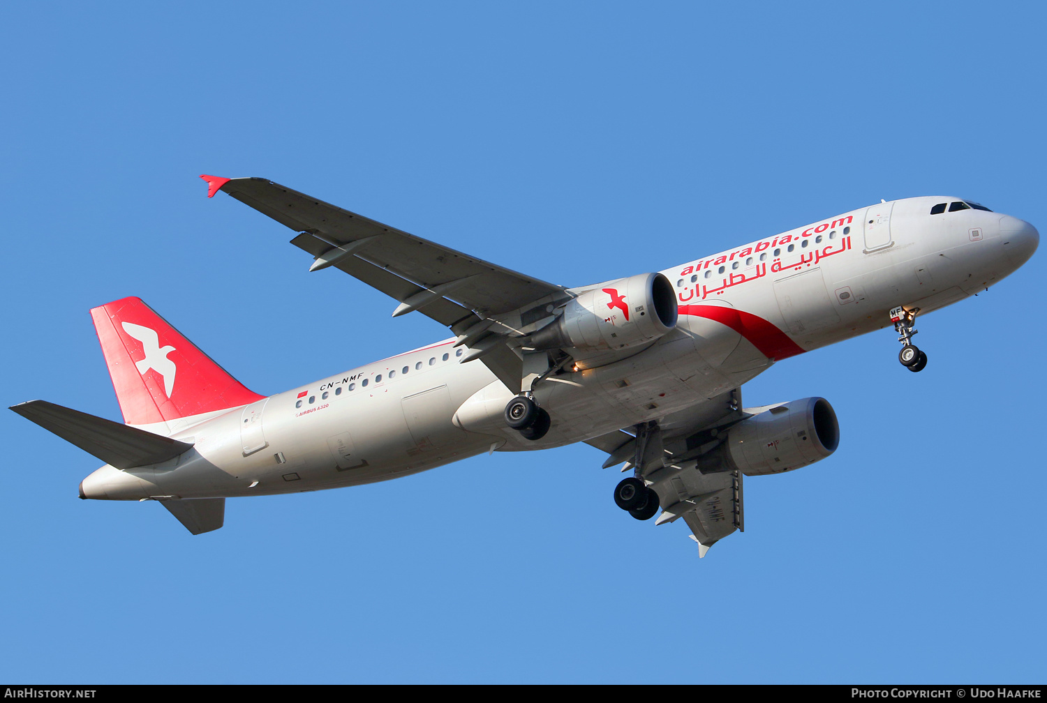 Aircraft Photo of CN-NMF | Airbus A320-214 | Air Arabia | AirHistory.net #522391