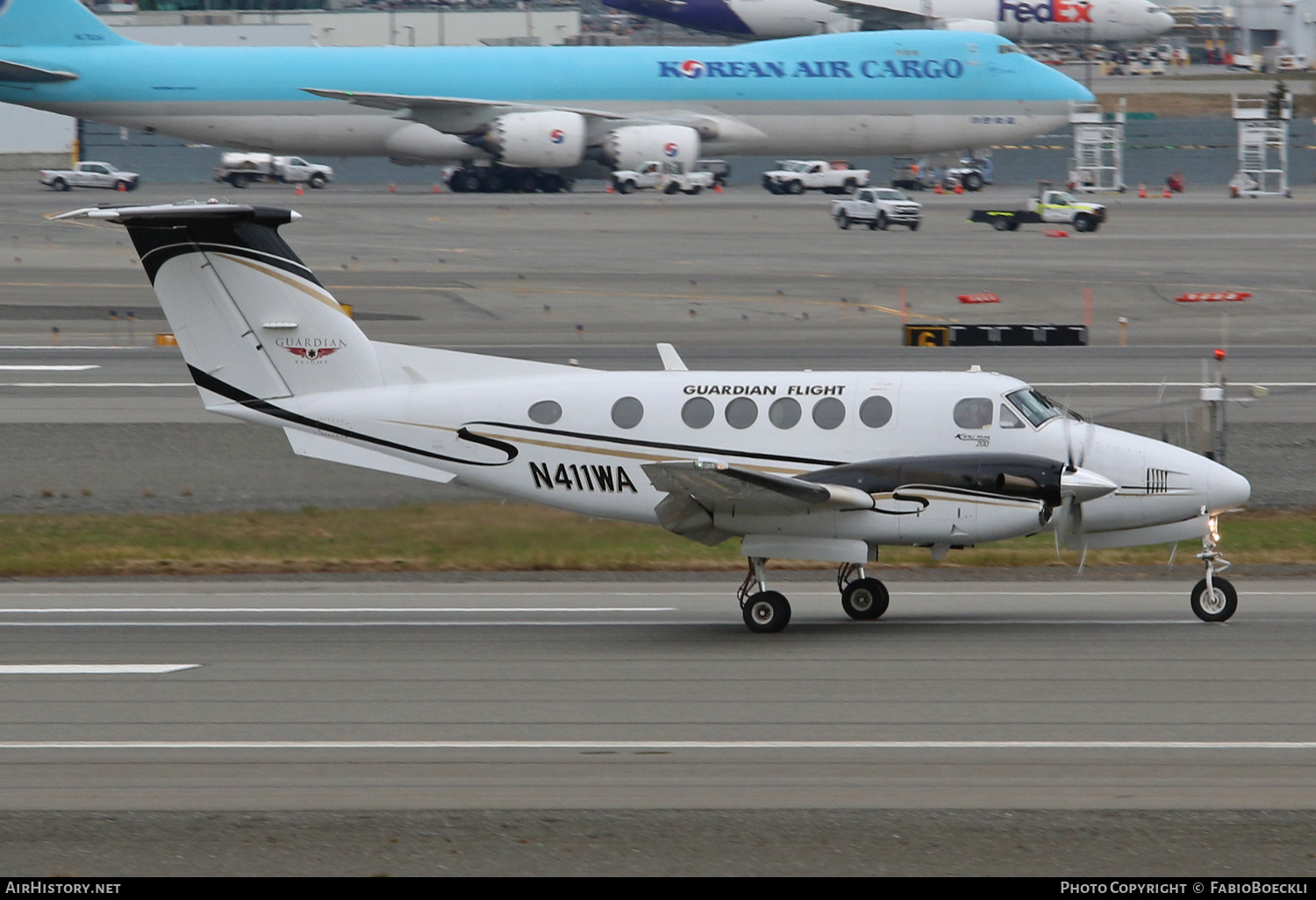 Aircraft Photo of N411WA | Beechcraft 200 King Air | Guardian Flight | AirHistory.net #522394