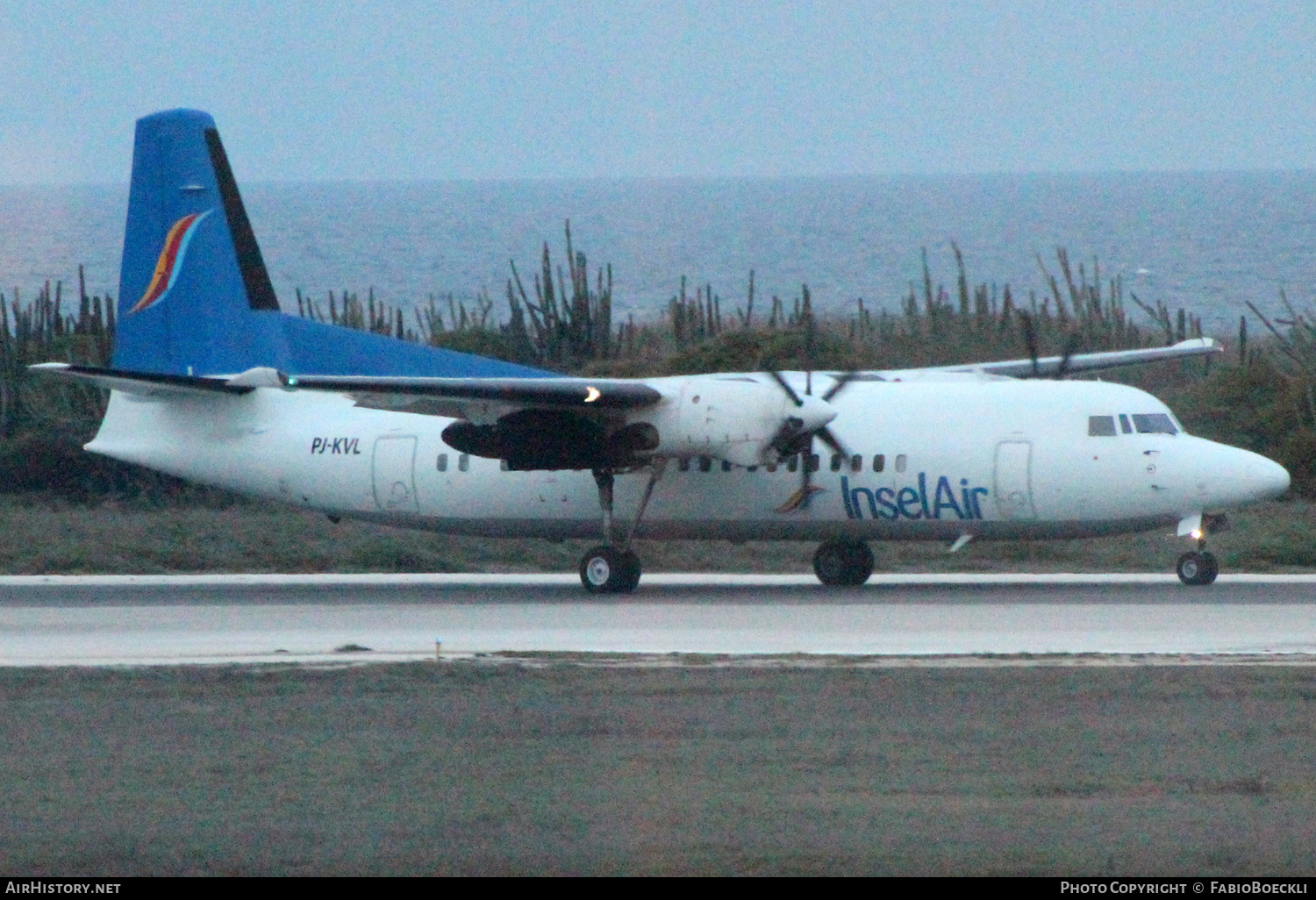 Aircraft Photo of PJ-KVL | Fokker 50 | Insel Air | AirHistory.net #522463