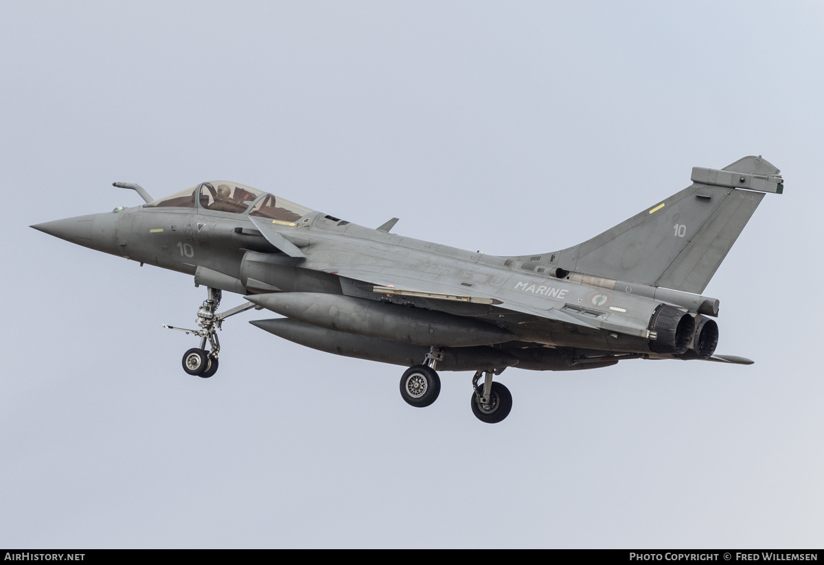 Aircraft Photo of 10 | Dassault Rafale M | France - Navy | AirHistory.net #522466