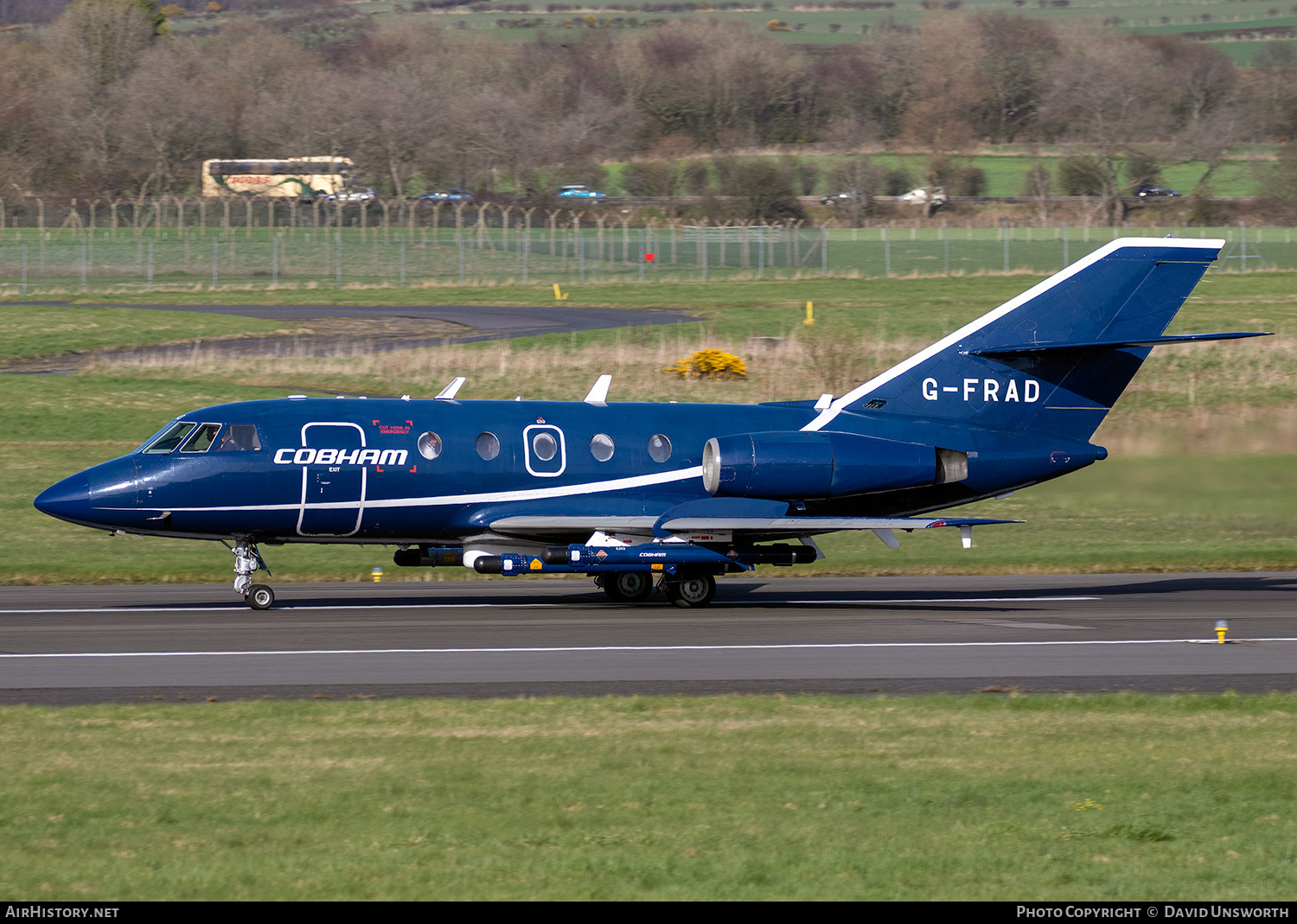 Aircraft Photo of G-FRAD | Dassault Falcon 20E | Cobham Aviation Services | AirHistory.net #522479