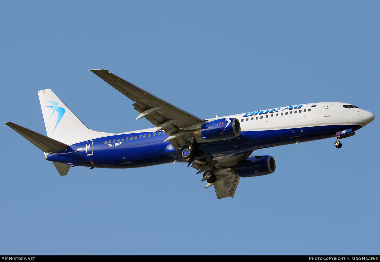 Aircraft Photo of YR-BMF | Boeing 737-8Q8 | Blue Air | AirHistory.net #522492