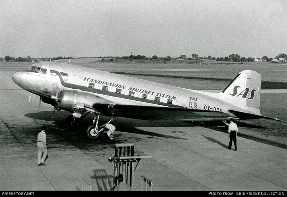 Aircraft Photo of OY-DCU | Douglas DC-3D | Scandinavian Airlines System - SAS | AirHistory.net #522508