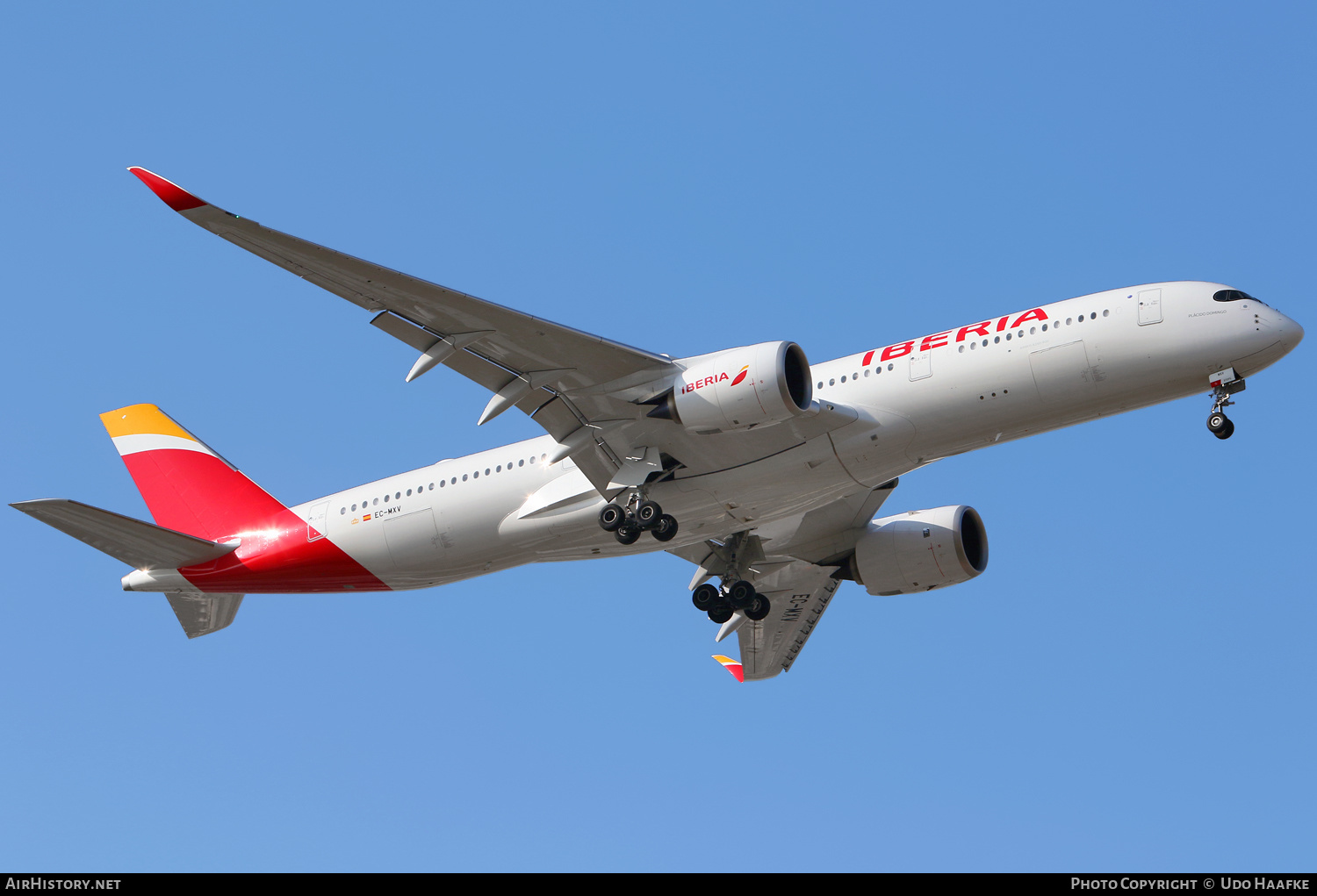 Aircraft Photo of EC-MXV | Airbus A350-941 | Iberia | AirHistory.net #522532