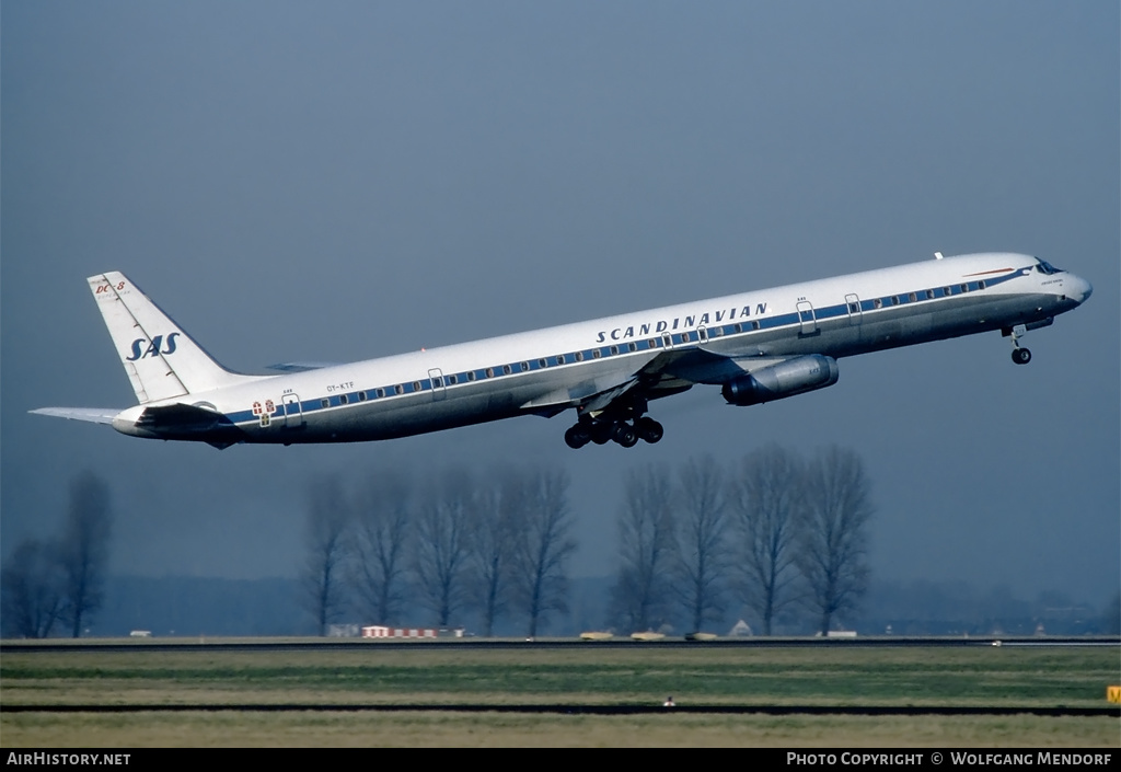 Aircraft Photo of OY-KTF | McDonnell Douglas DC-8-63 | Scandinavian Airlines - SAS | AirHistory.net #522538