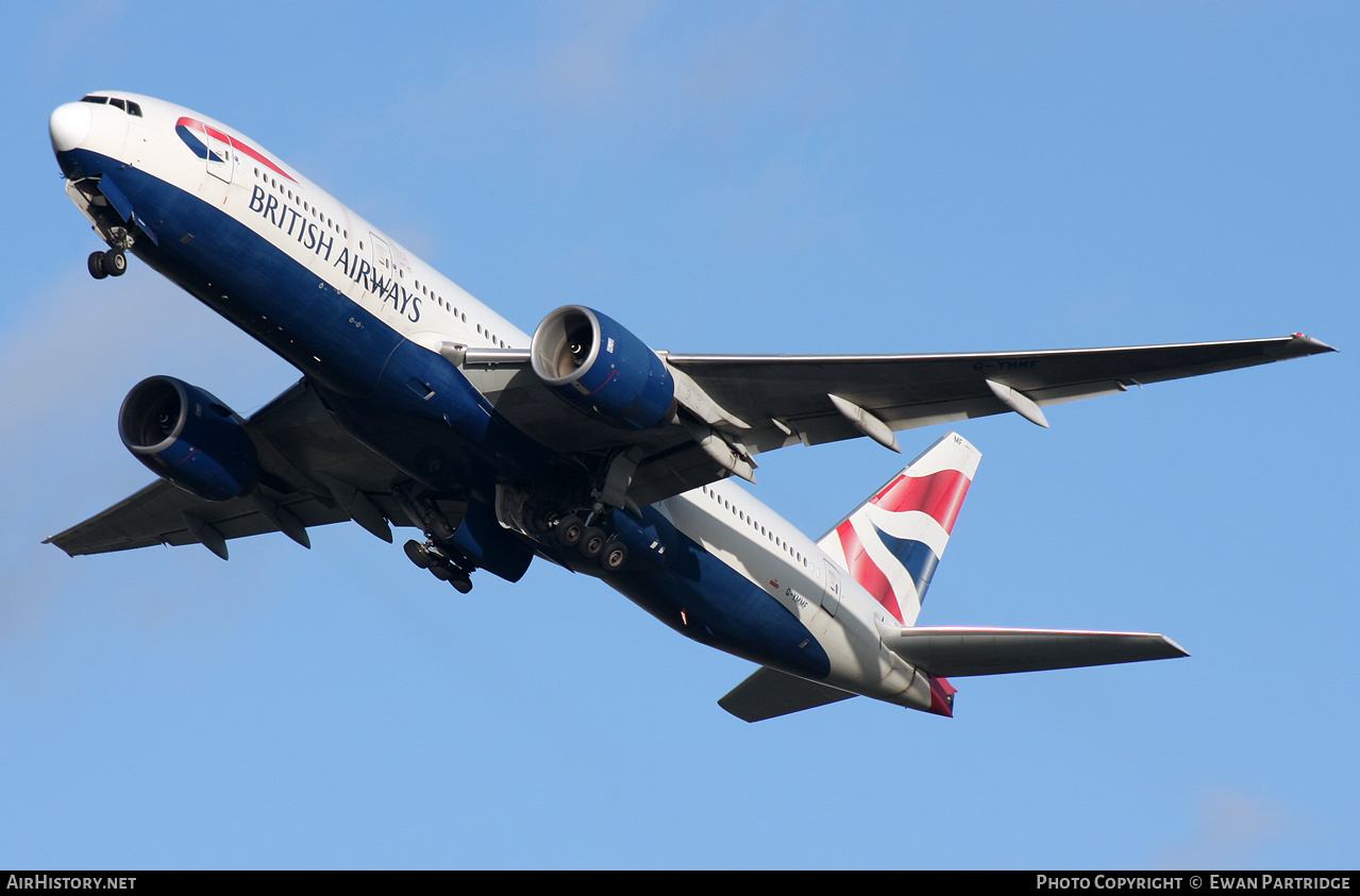 Aircraft Photo of G-YMMF | Boeing 777-236/ER | British Airways | AirHistory.net #522546