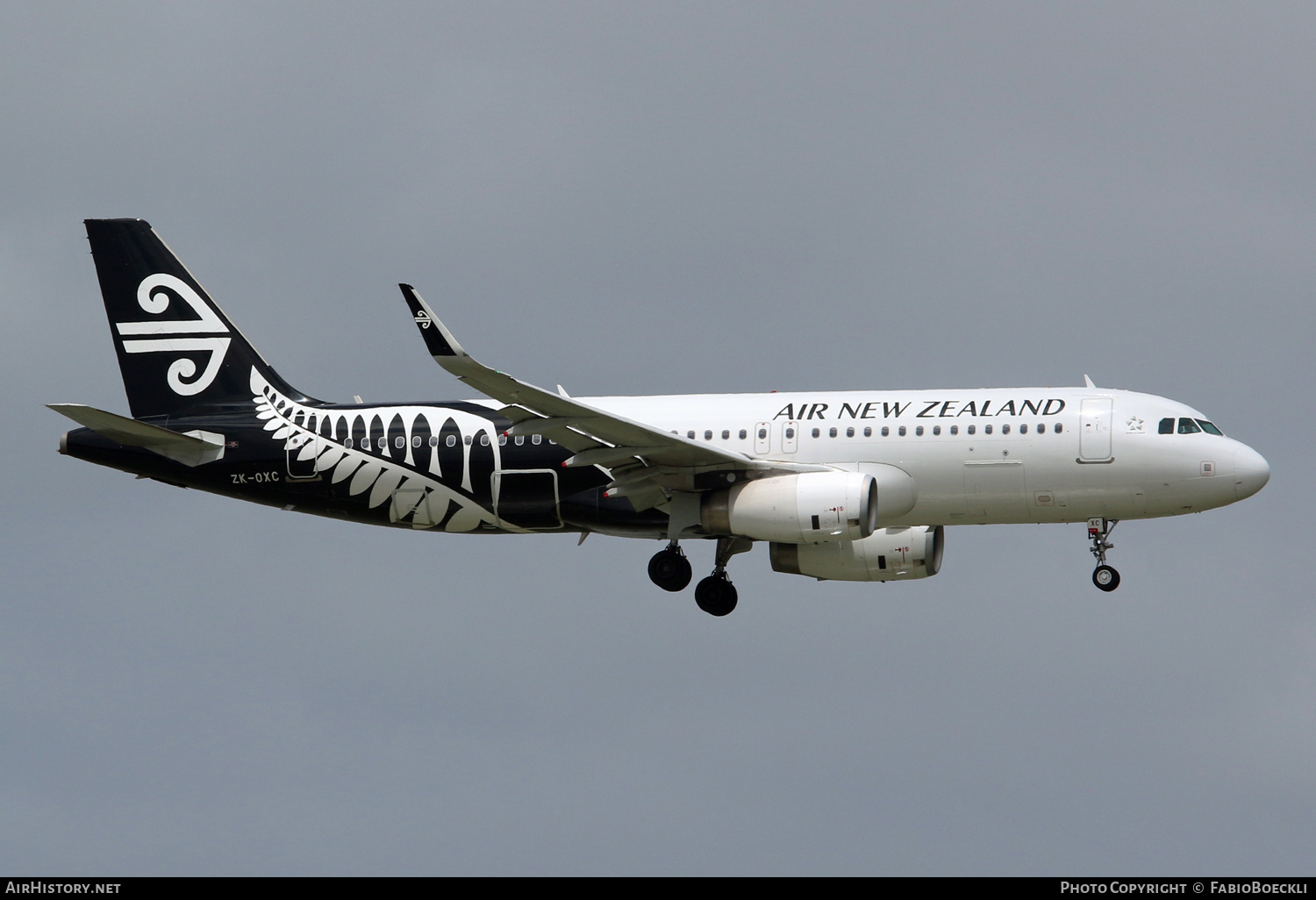 Aircraft Photo of ZK-OXC | Airbus A320-232 | Air New Zealand | AirHistory.net #522585