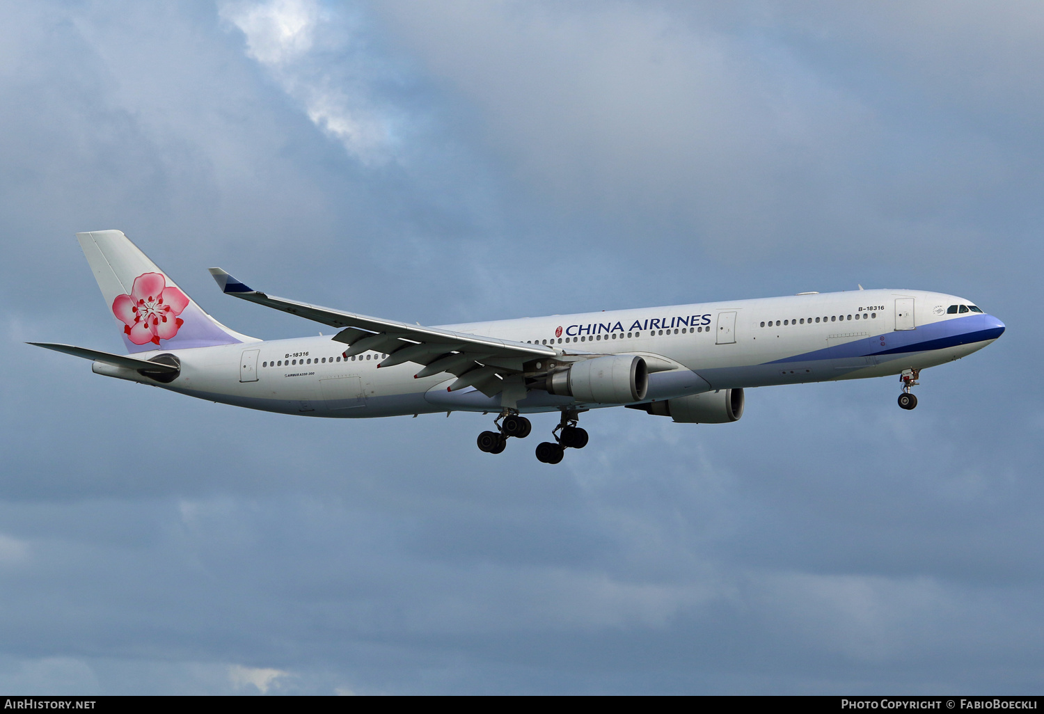 Aircraft Photo of B-18316 | Airbus A330-302 | China Airlines | AirHistory.net #522589