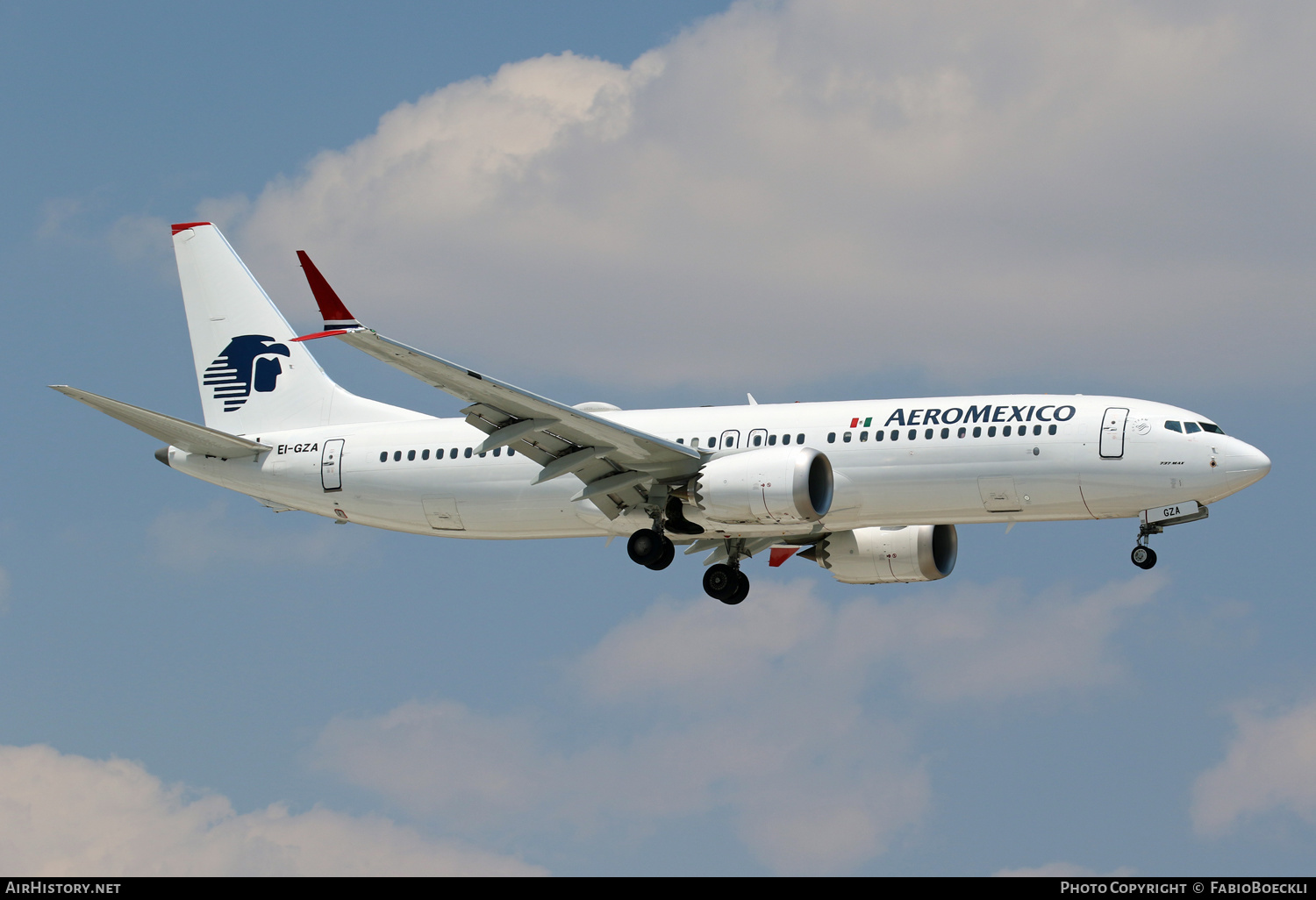 Aircraft Photo of EI-GZA | Boeing 737-8 Max 8 | AeroMéxico | AirHistory.net #522595