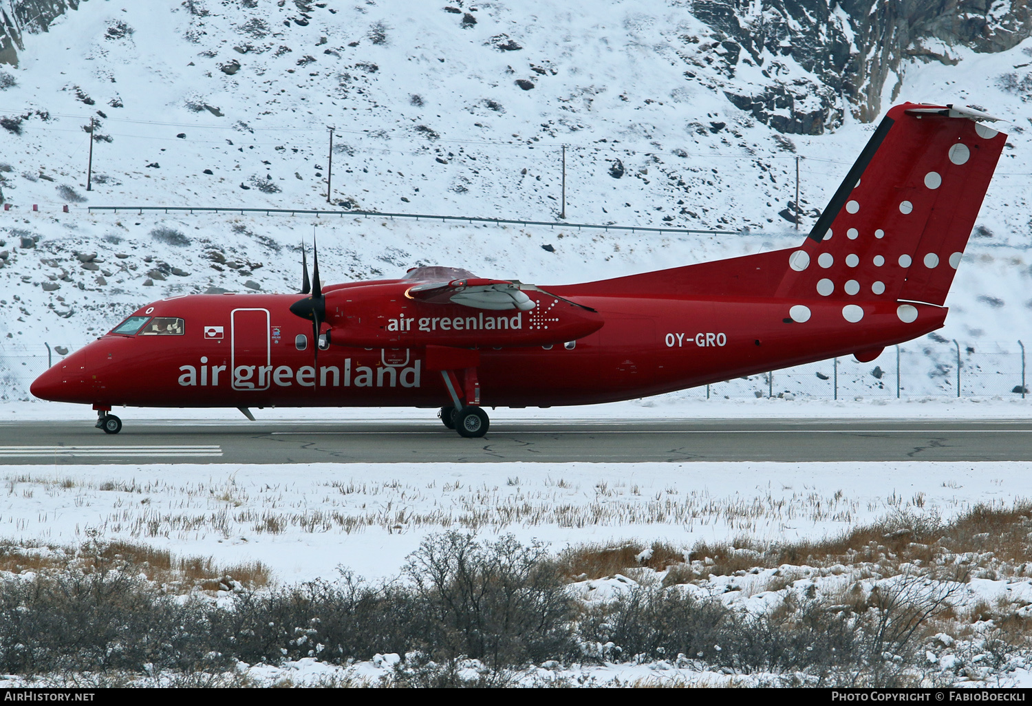 Aircraft Photo of OY-GRO | Bombardier DHC-8-202Q Dash 8 | Air Greenland | AirHistory.net #522617