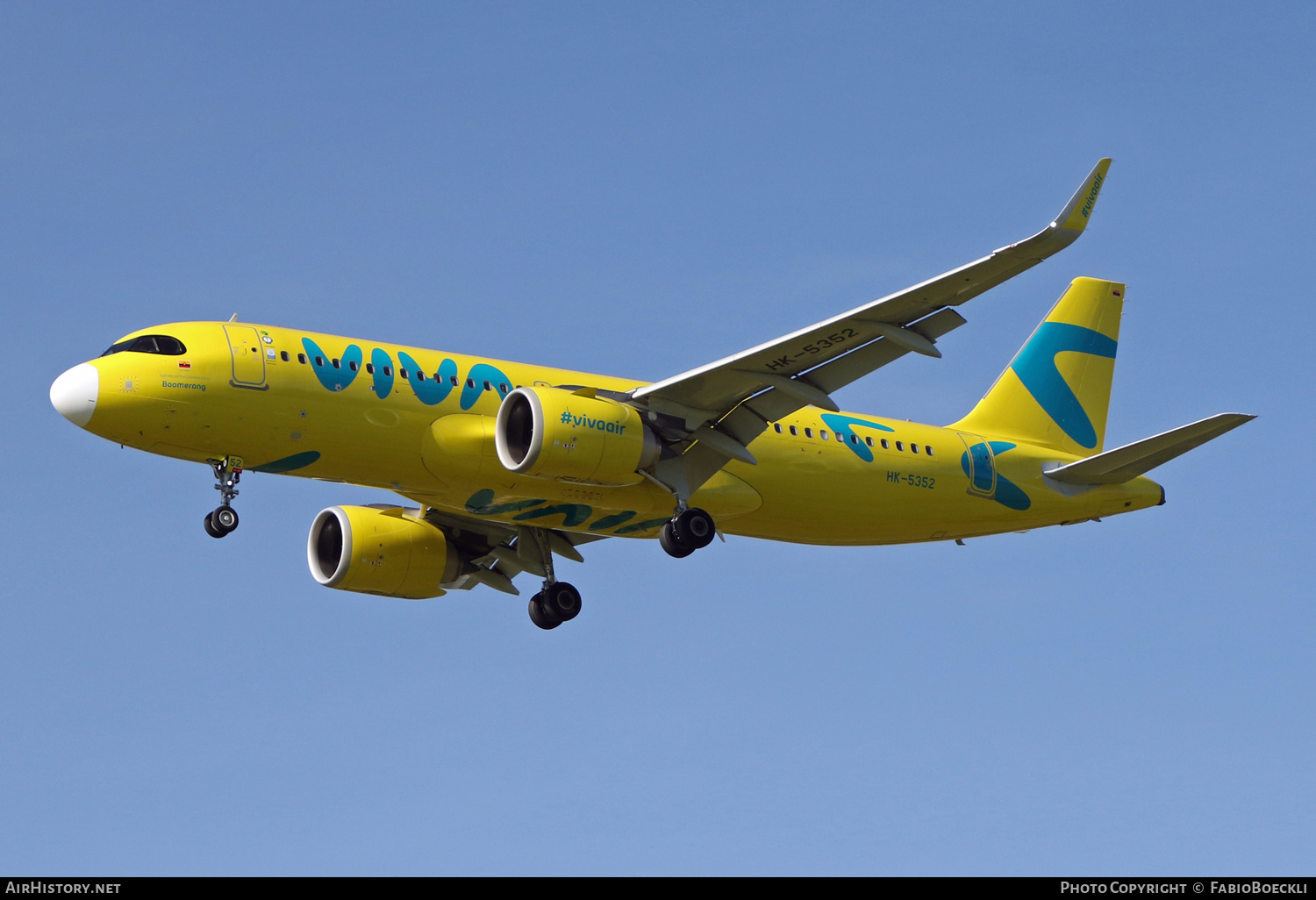Aircraft Photo of HK-5352 | Airbus A320-251N | Viva Air | AirHistory.net #522633